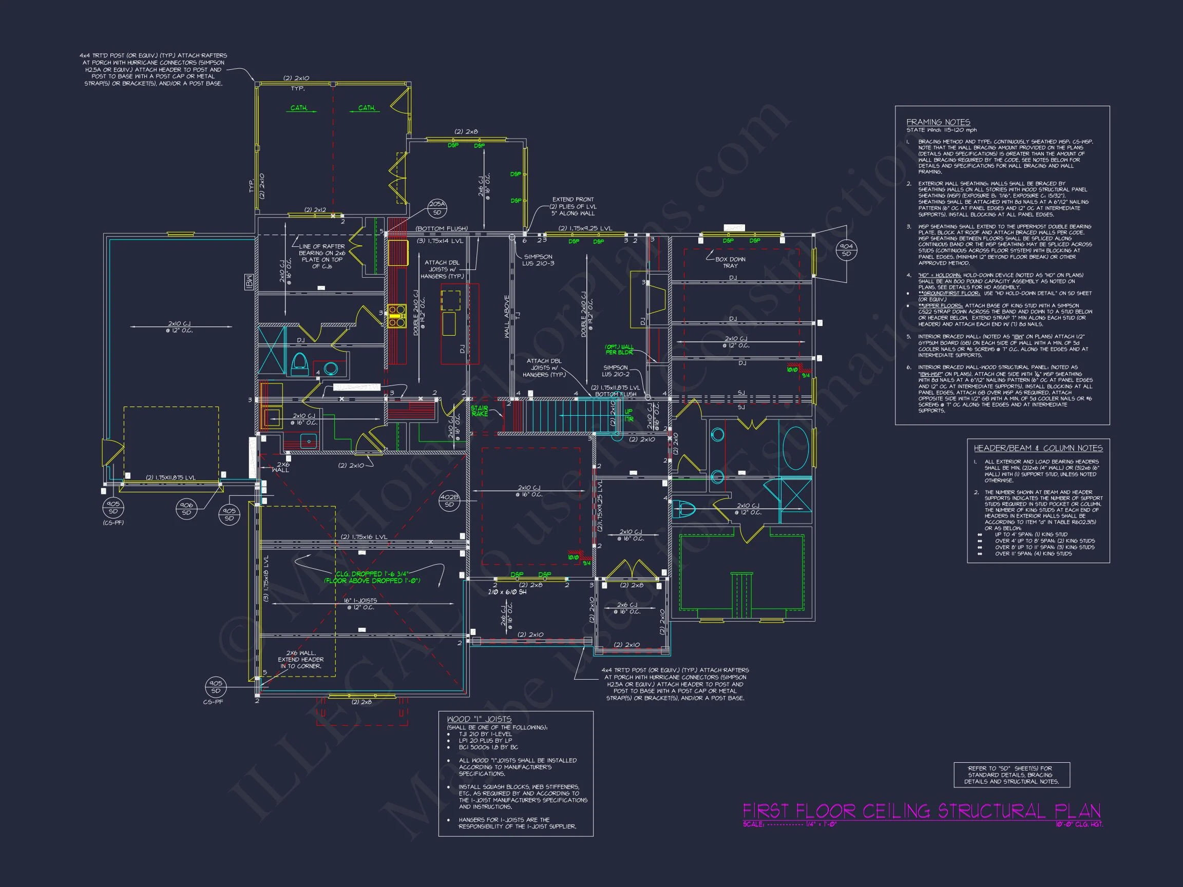 20-1049 HOUSE PLAN - Beautiful House Plan with CAD Floor Designs and Blueprint Details 9 Beautiful house Plan with CAD Floor Designs and Blueprint Details