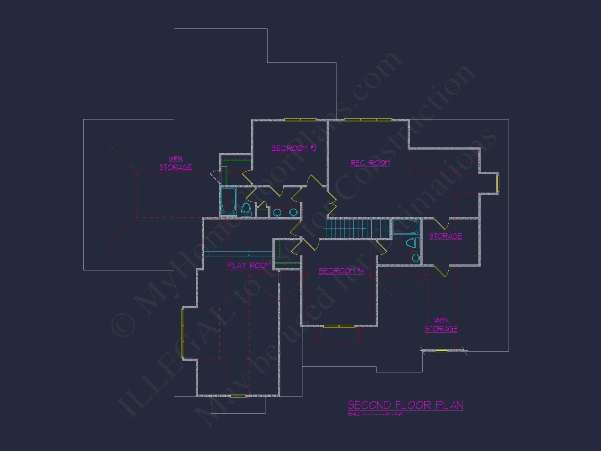 Beautiful house Plan with CAD Floor Designs and Blueprint Details