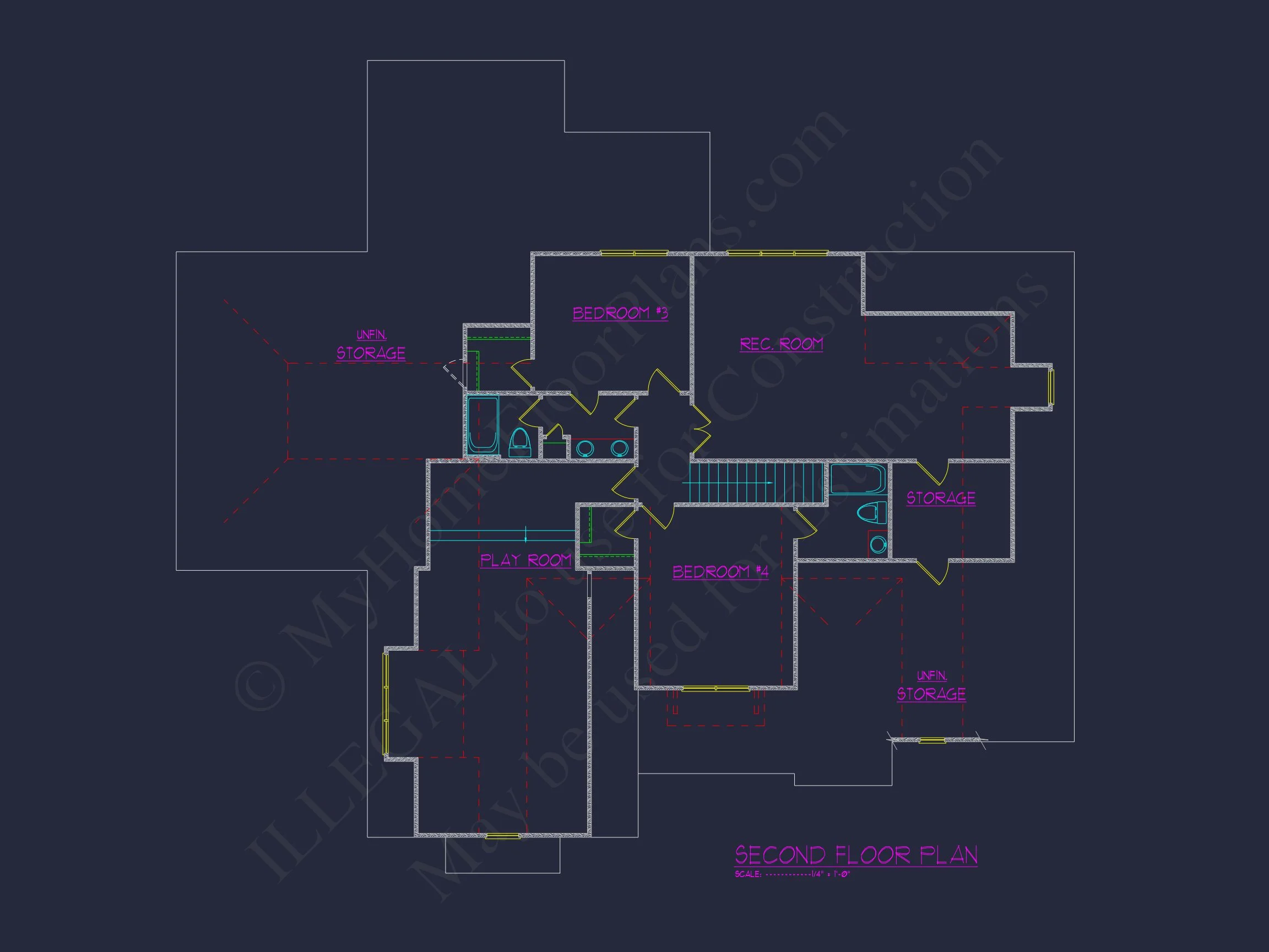 20-1049 HOUSE PLAN - Beautiful House Plan with CAD Floor Designs and Blueprint Details 5 Beautiful house Plan with CAD Floor Designs and Blueprint Details