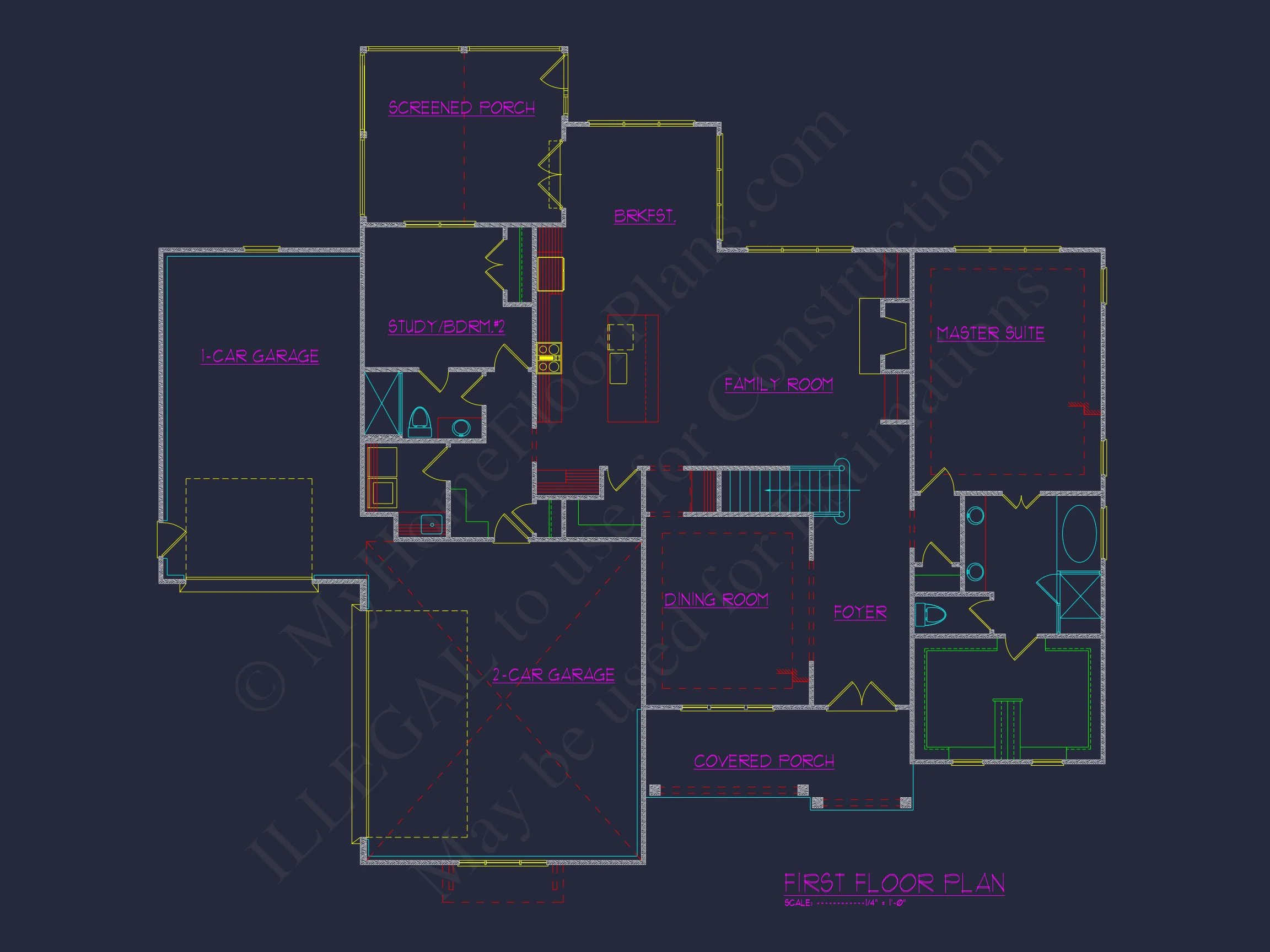 20-1049 HOUSE PLAN - Beautiful House Plan with CAD Floor Designs and Blueprint Details 4 Beautiful house Plan with CAD Floor Designs and Blueprint Details