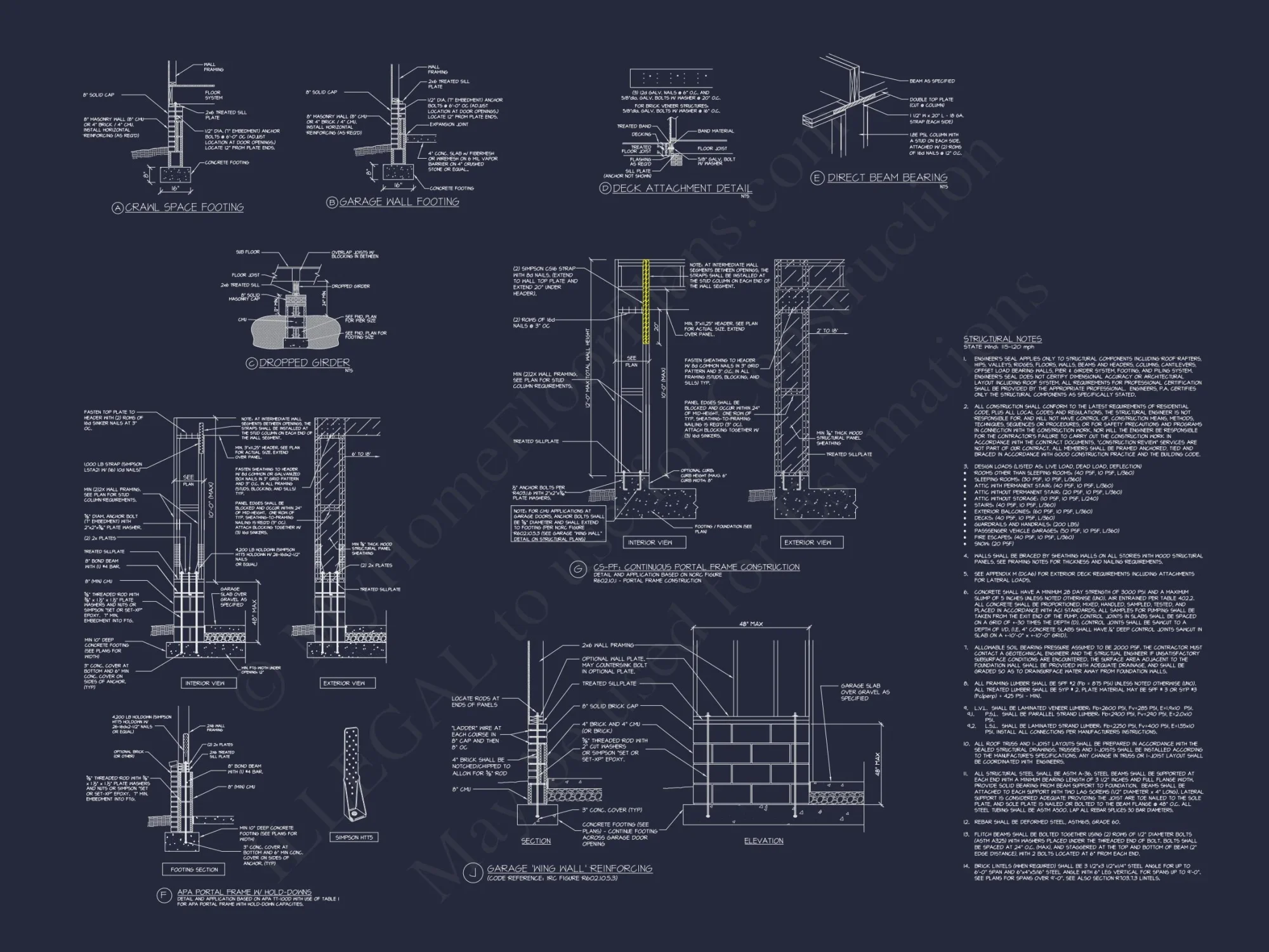 Craftsman house with 2-Story Floor Plan