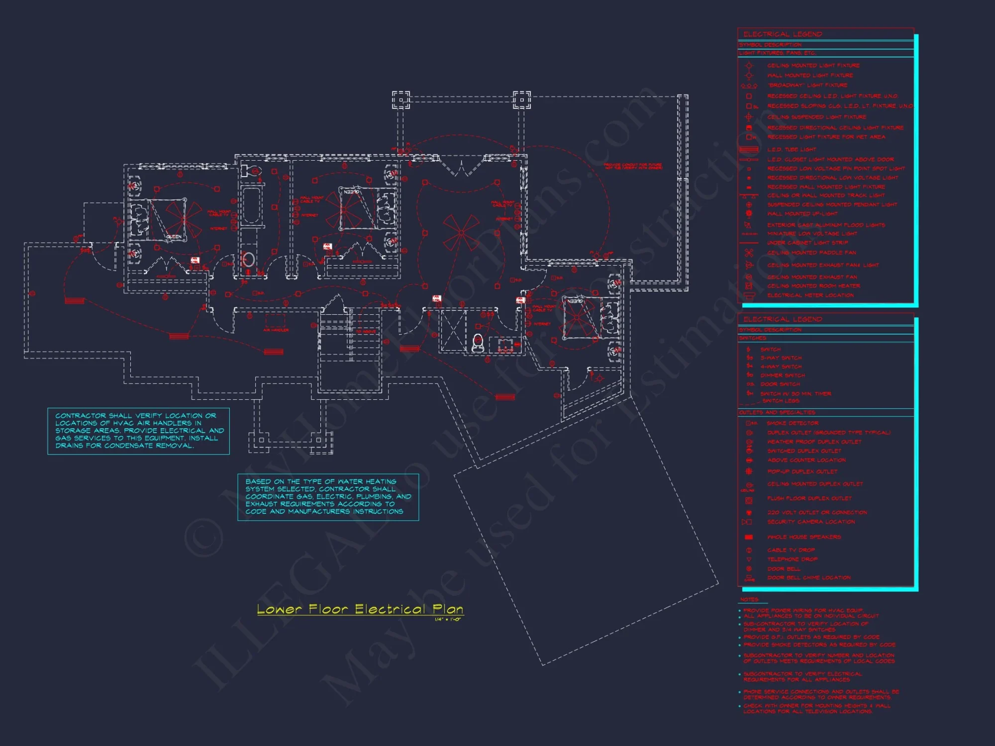 Modern Craftsman house Plan with 2 Stories and Basement