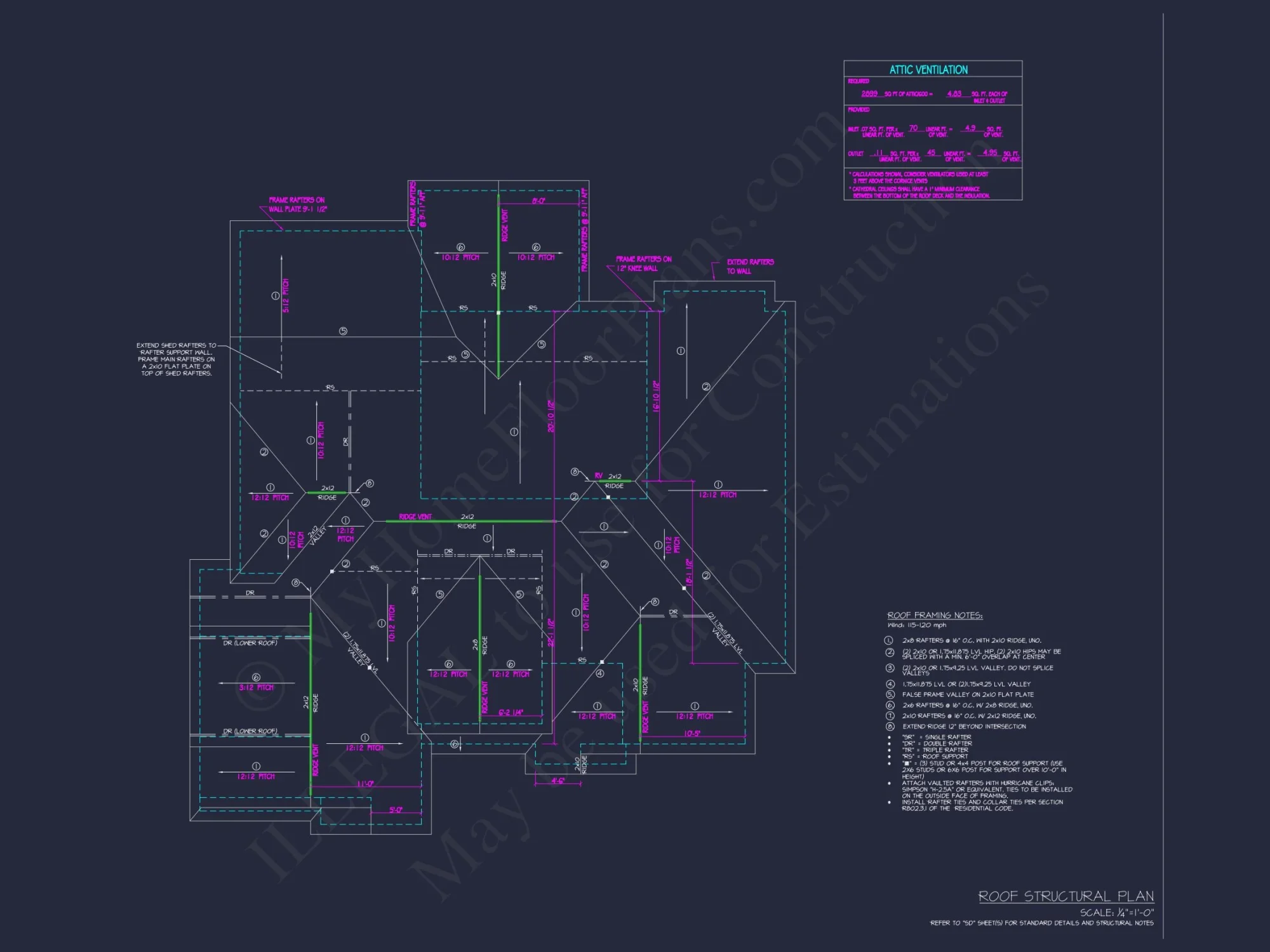 Charming 2-Story Craftsman house Plan with Detailed CAD Designs