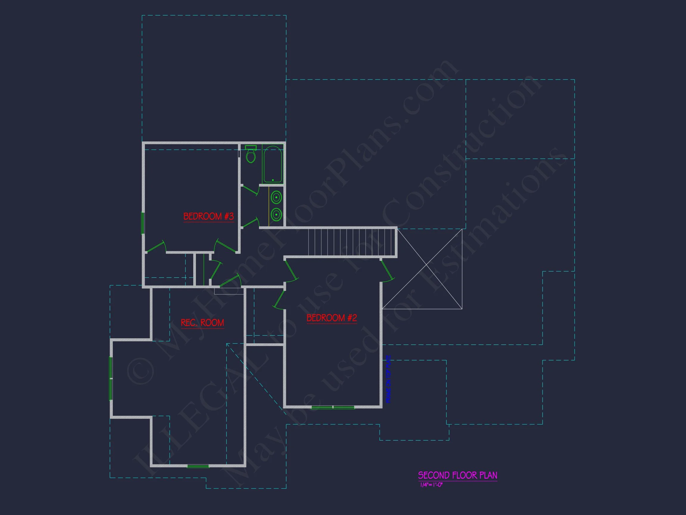 20-1020 HOUSE PLAN - Charming 2-Story Craftsman House Plan with Detailed CAD Designs 5 Charming 2-Story Craftsman house Plan with Detailed CAD Designs