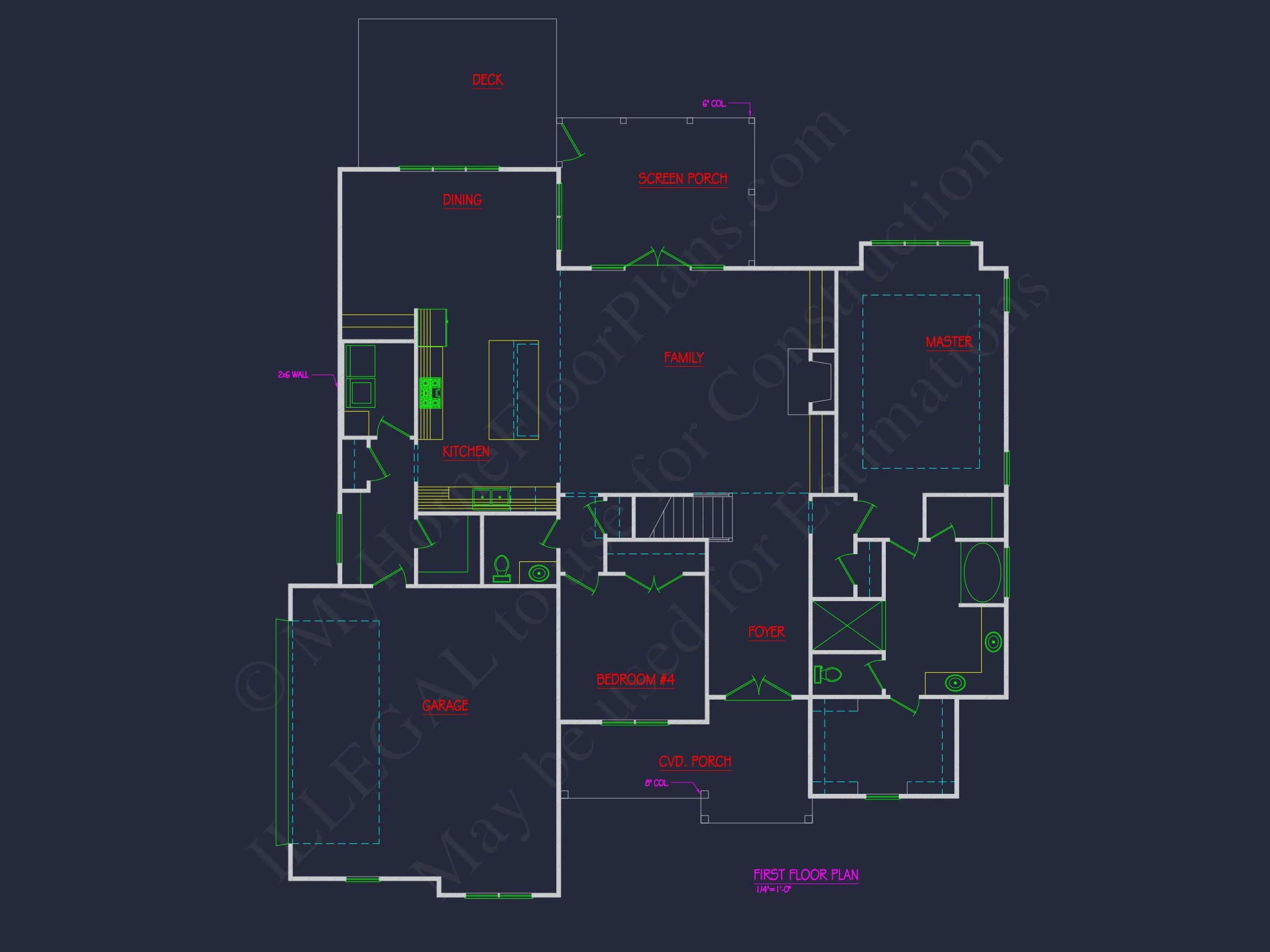 20-1020 HOUSE PLAN - Charming 2-Story Craftsman House Plan with Detailed CAD Designs 4 Charming 2-Story Craftsman house Plan with Detailed CAD Designs