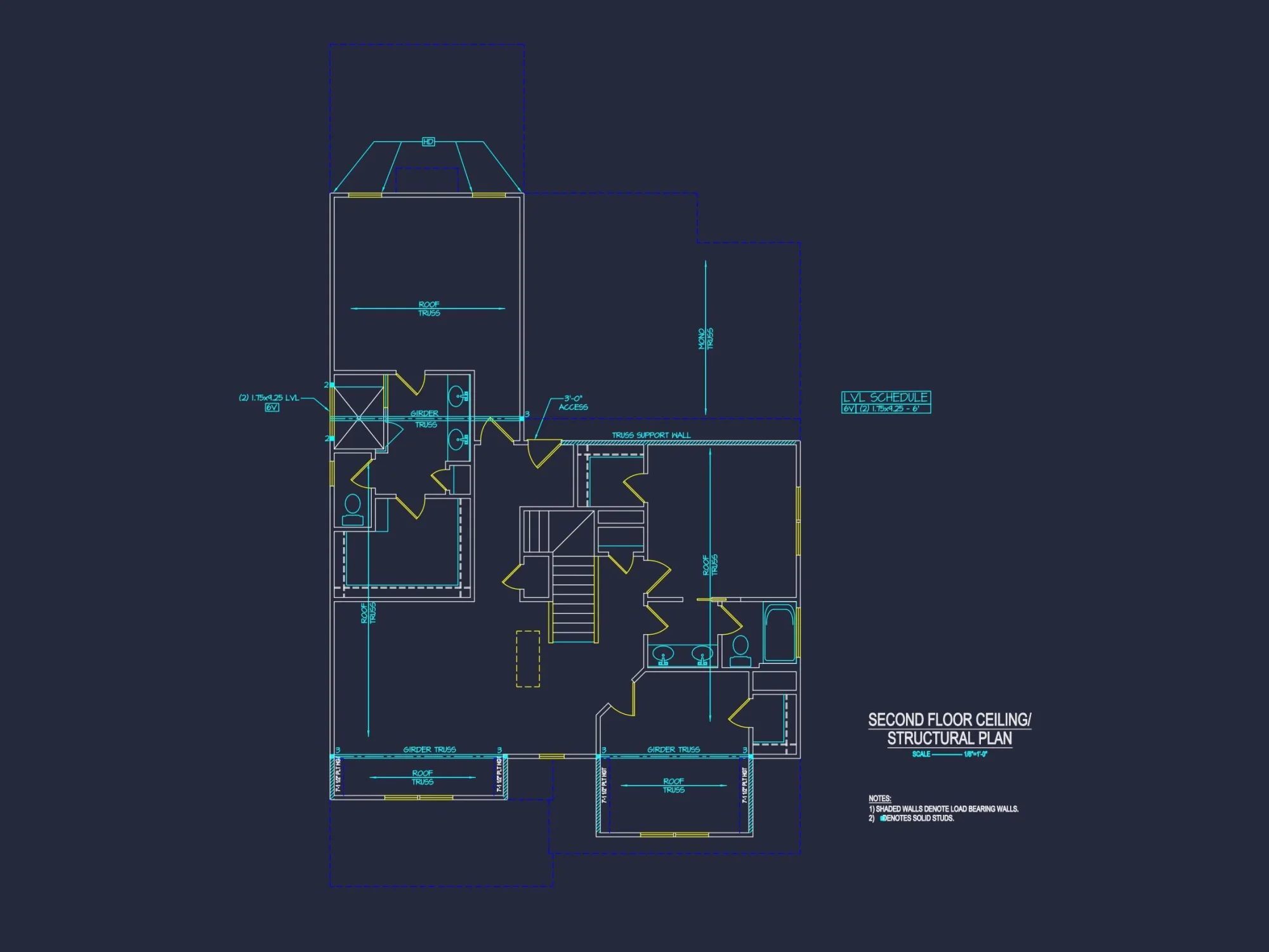 Modern Craftsman house Plan with Detailed Blueprint Designs