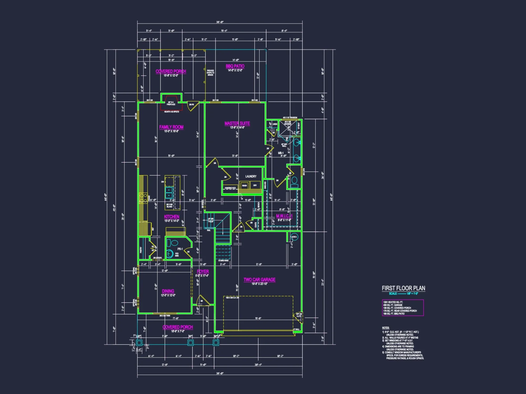Modern Craftsman house Plan with Detailed Blueprint Designs