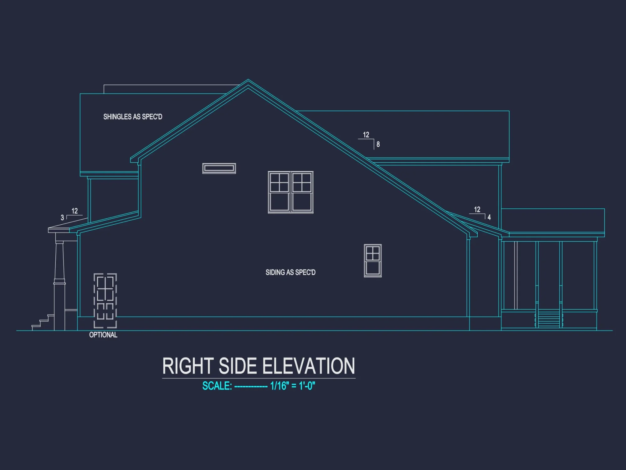 Modern Craftsman house Plan with Detailed Blueprint Designs