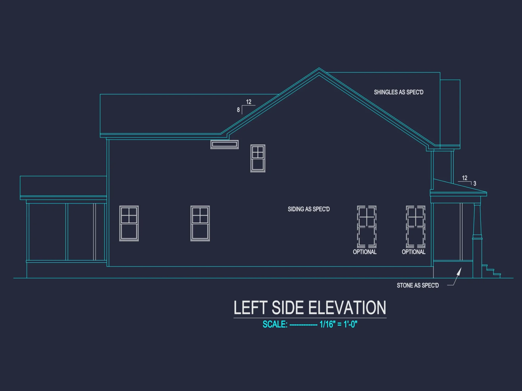 Modern Craftsman house Plan with Detailed Blueprint Designs
