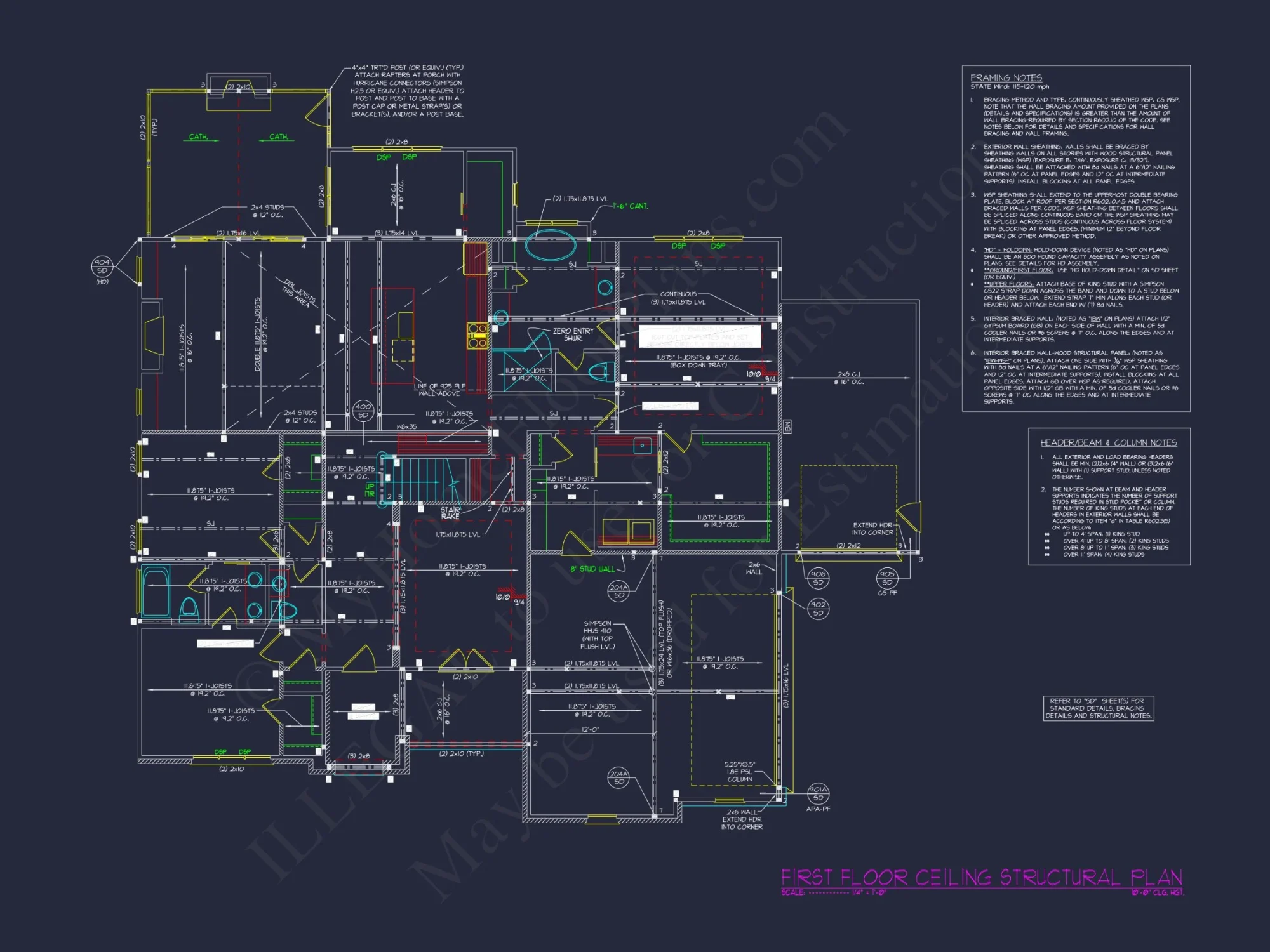 Traditional house Designs: Architectural Floor Blueprint Plan