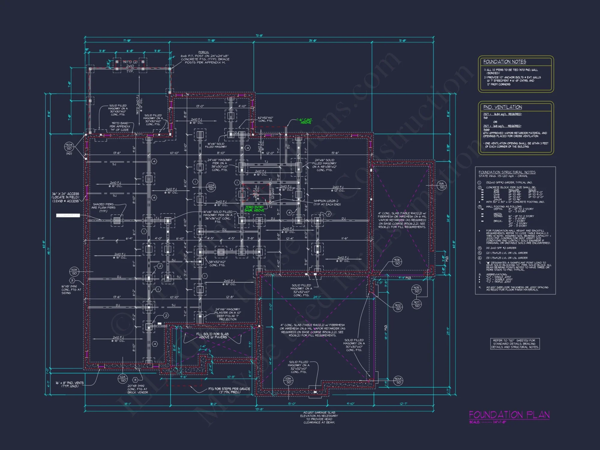 Traditional house Designs: Architectural Floor Blueprint Plan