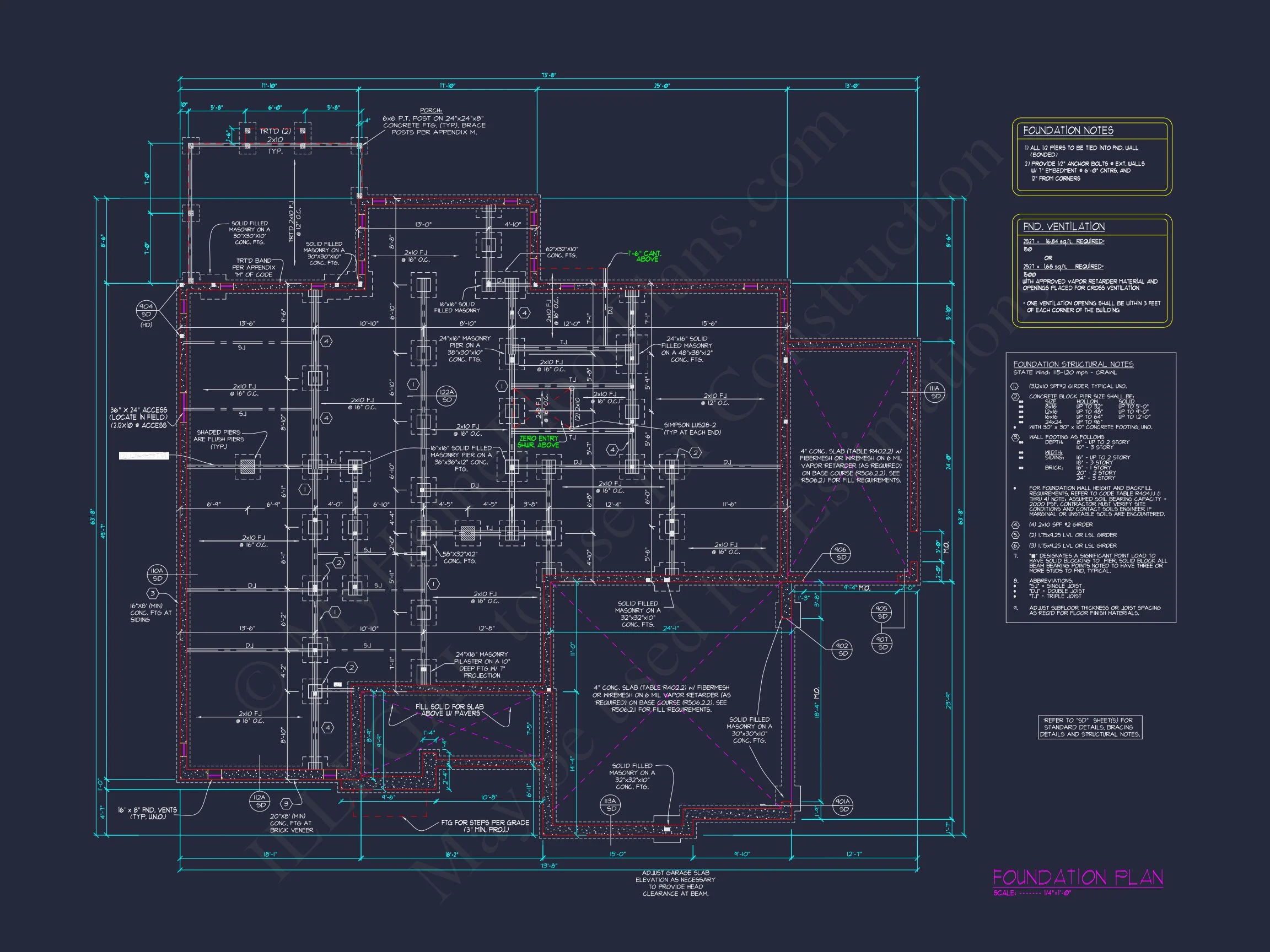 19-2468B HOUSE PLAN - Traditional House Designs: Architectural Floor Blueprint Plan 8 Traditional house Designs: Architectural Floor Blueprint Plan