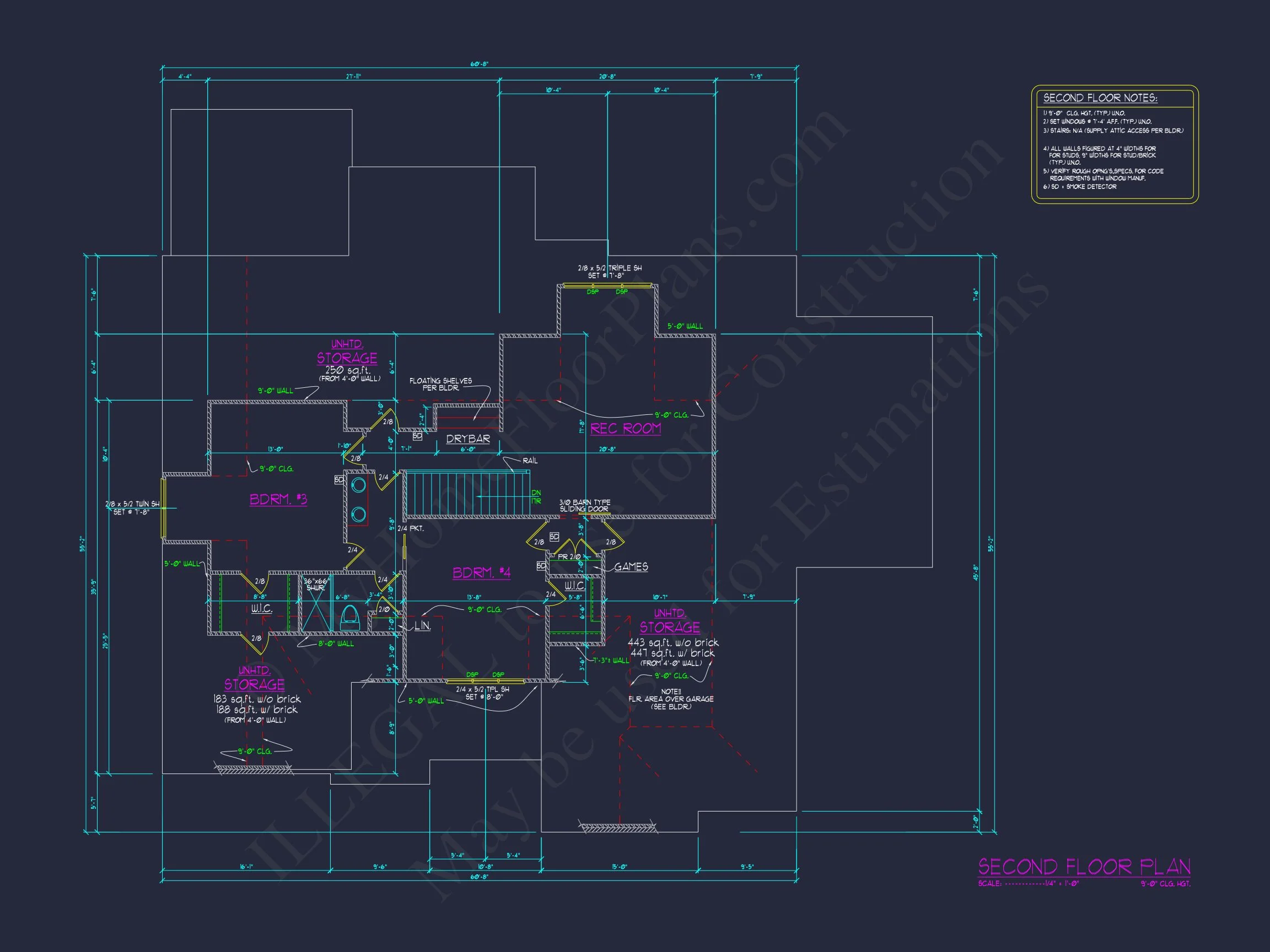 19-2468B HOUSE PLAN - Traditional House Designs: Architectural Floor Blueprint Plan 7 Traditional house Designs: Architectural Floor Blueprint Plan