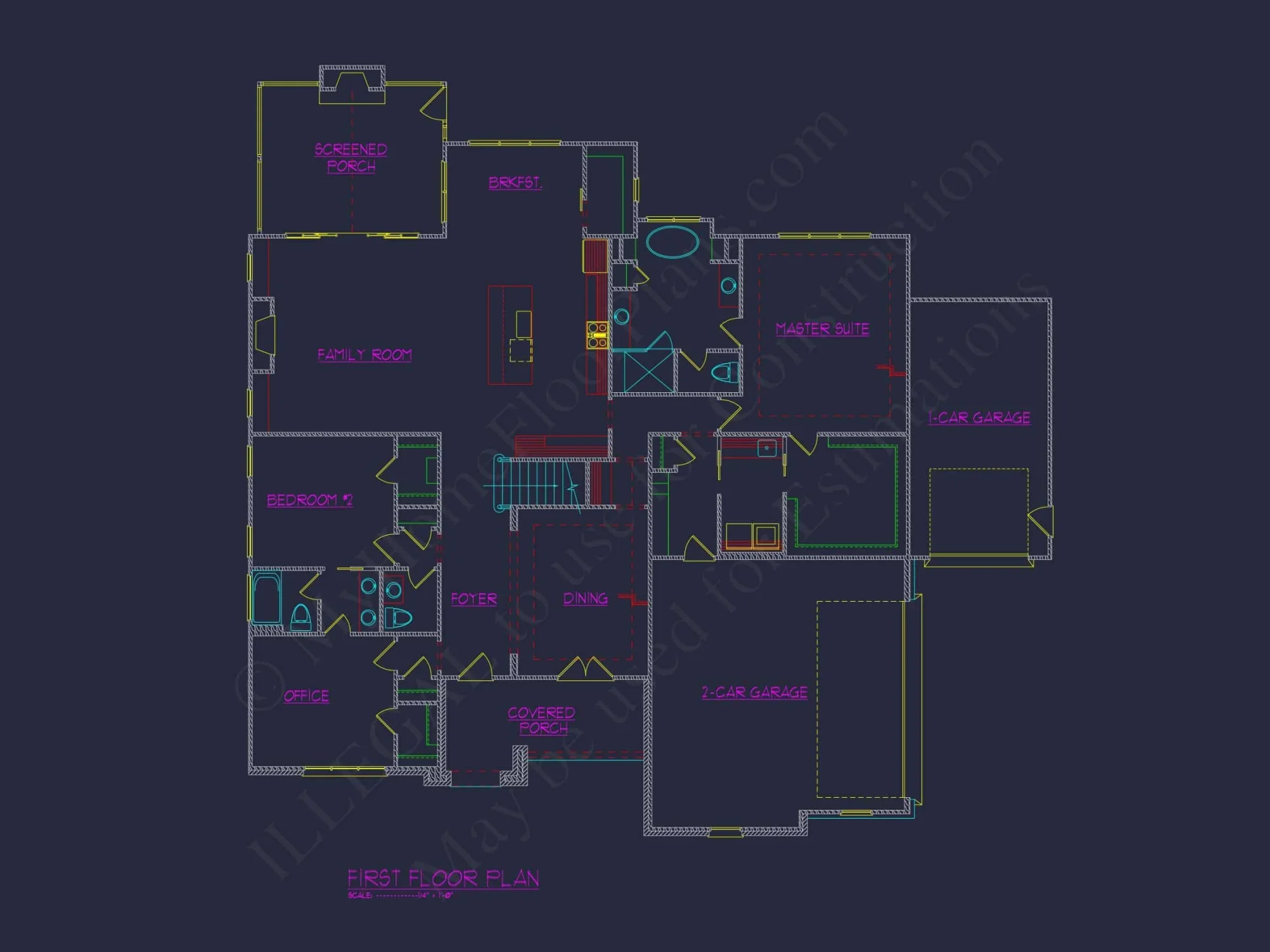 Traditional house Designs: Architectural Floor Blueprint Plan