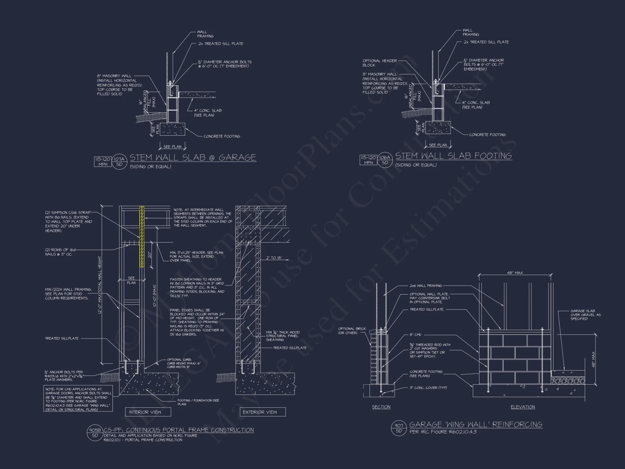 Modern Craftsman house Plan with Basement and Bonus Room