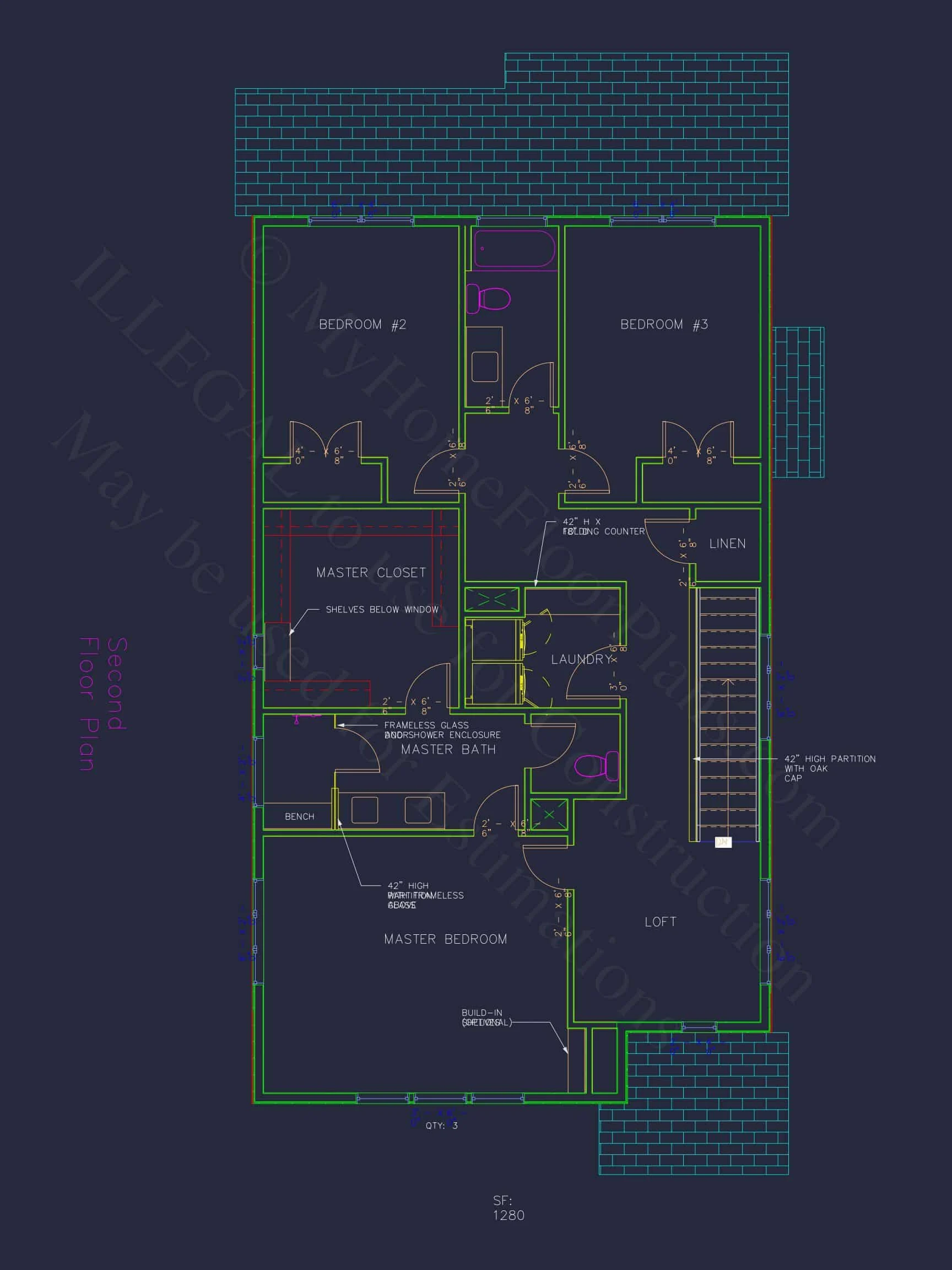 Modern Craftsman house Plan with Basement and Bonus Room