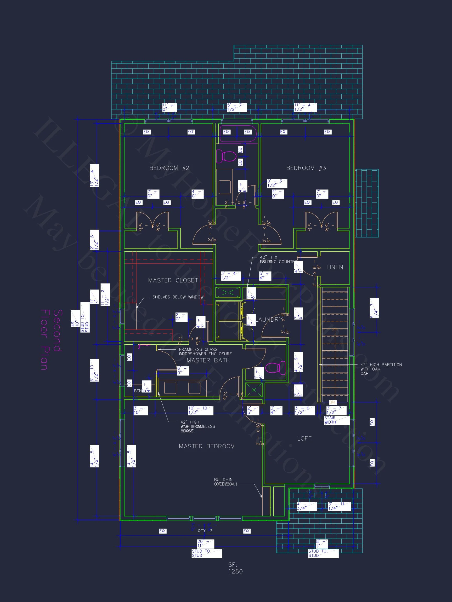 Modern Craftsman house Plan with Basement and Bonus Room