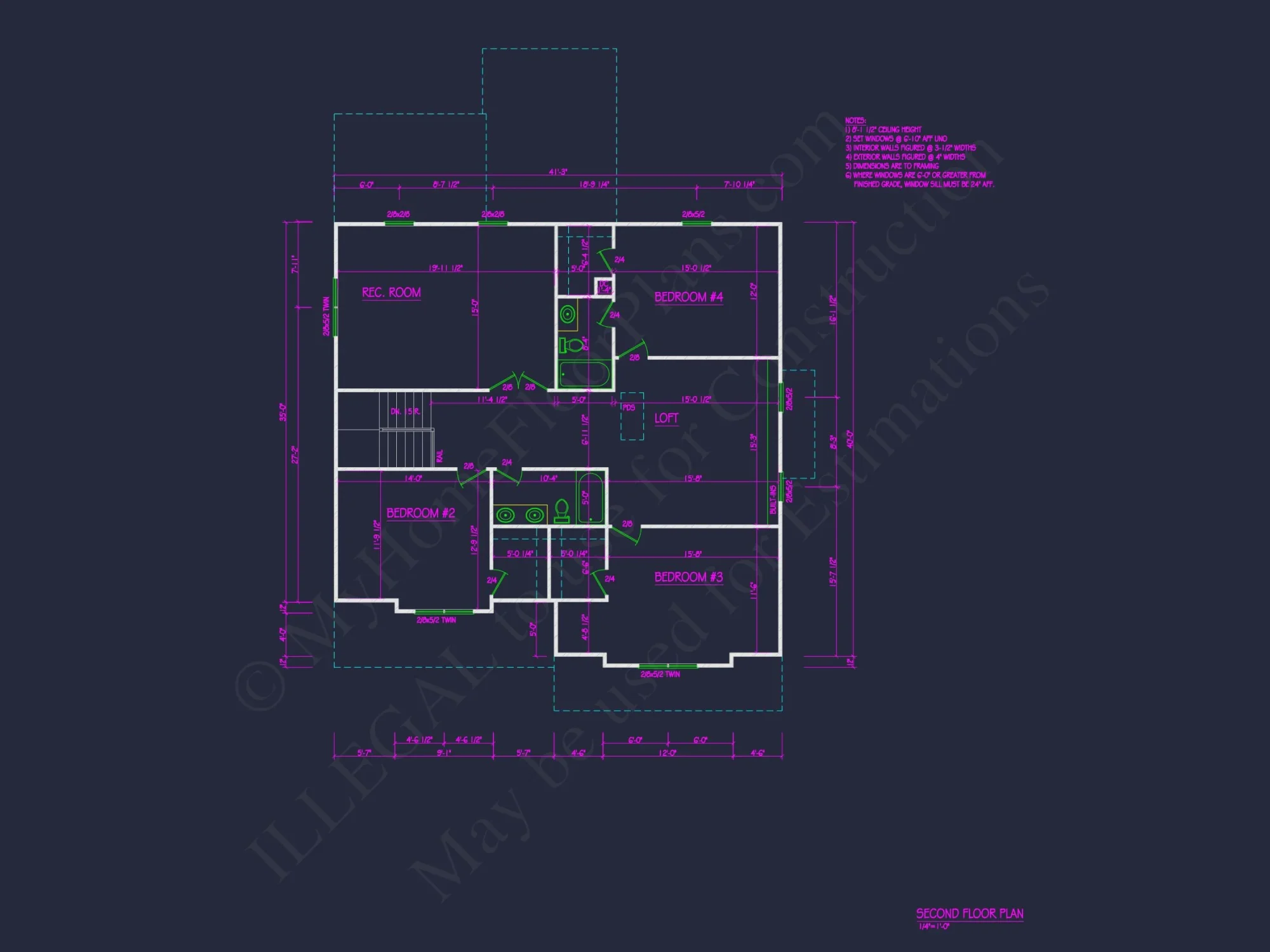 Stunning house Floor Plan with CAD Designs & Blueprints