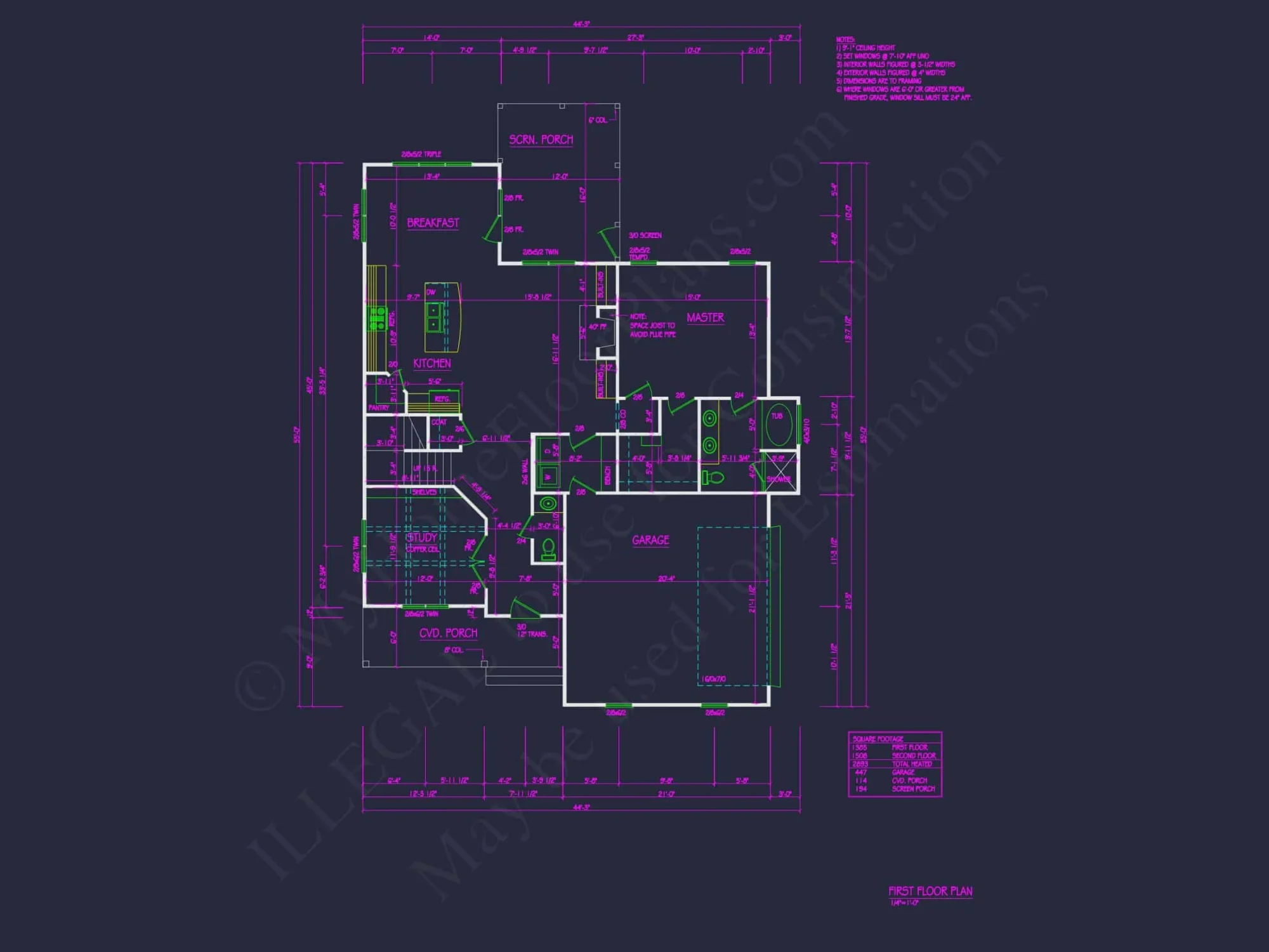 Stunning house Floor Plan with CAD Designs & Blueprints
