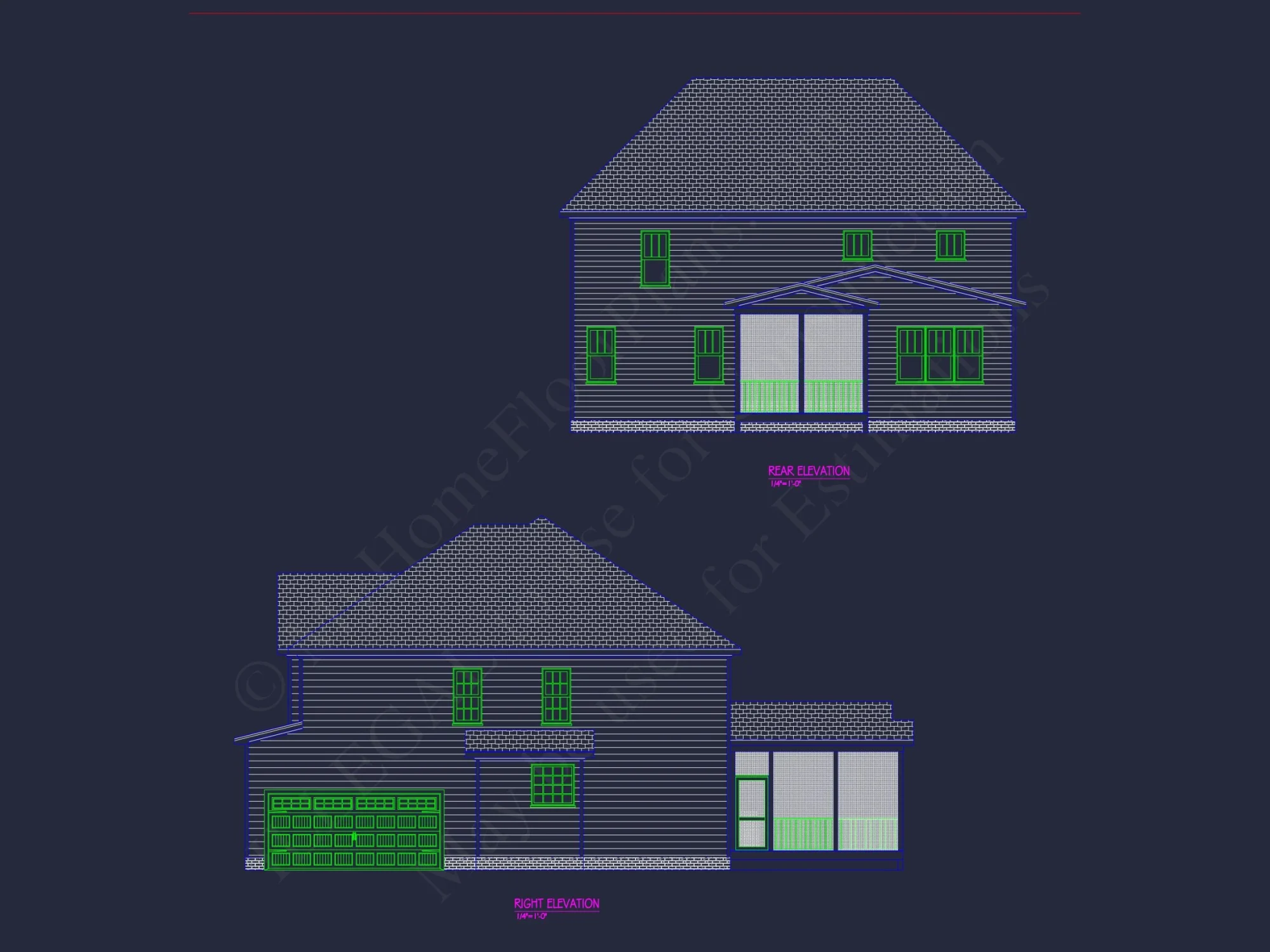 Stunning house Floor Plan with CAD Designs & Blueprints