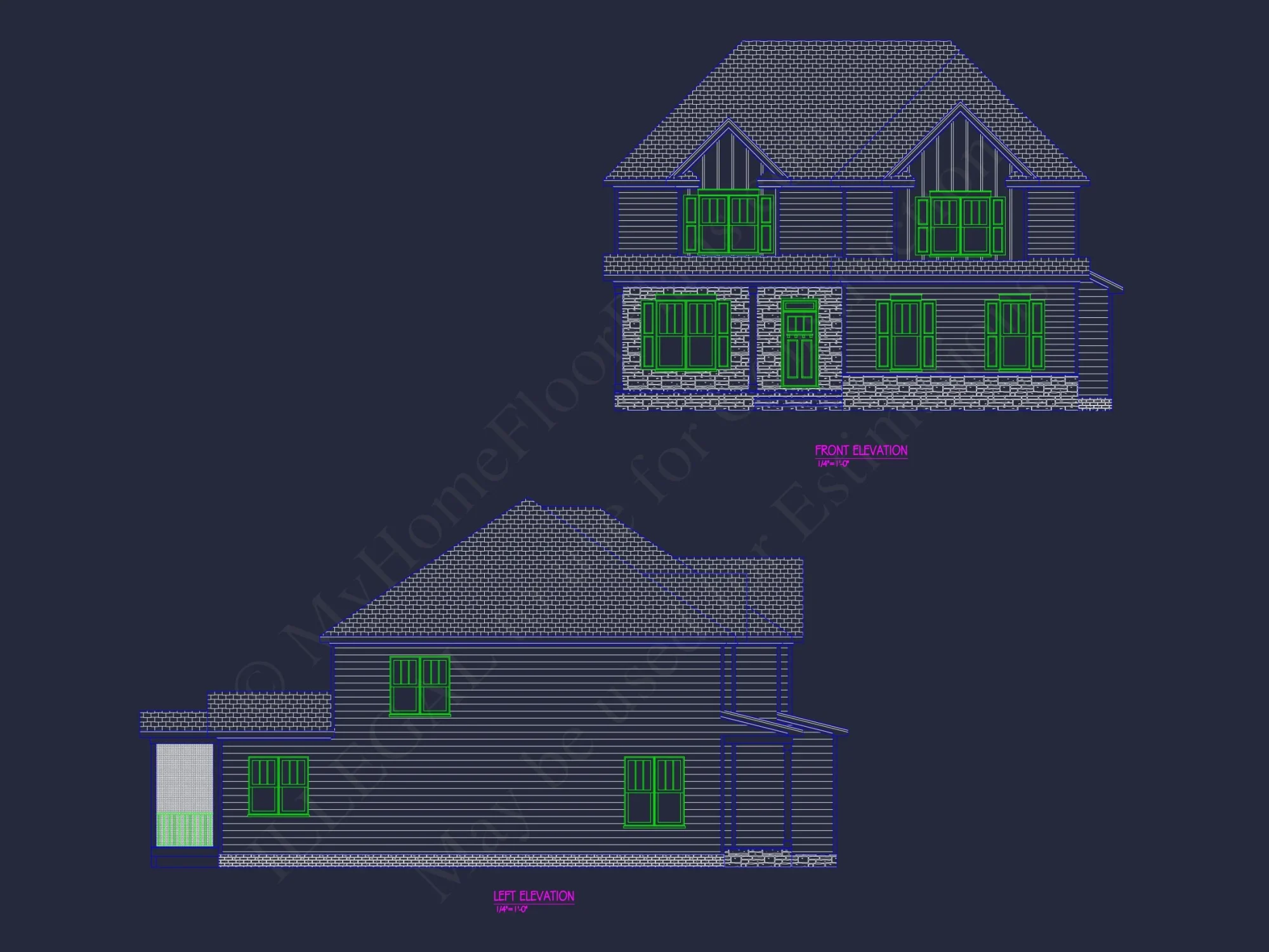 Stunning house Floor Plan with CAD Designs & Blueprints