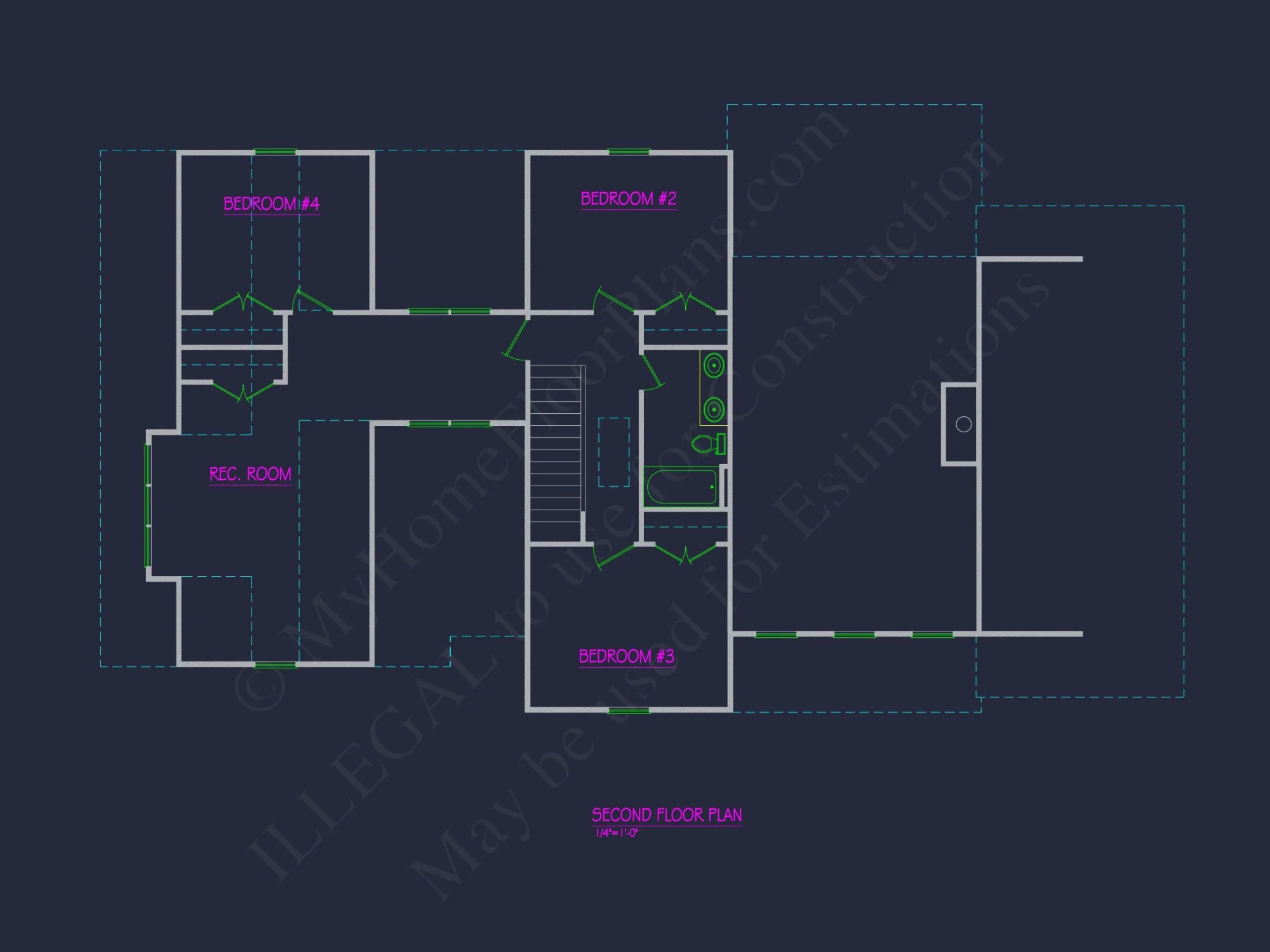 Effortlessly Modern Floor Plan: house Blueprint CAD for Designers