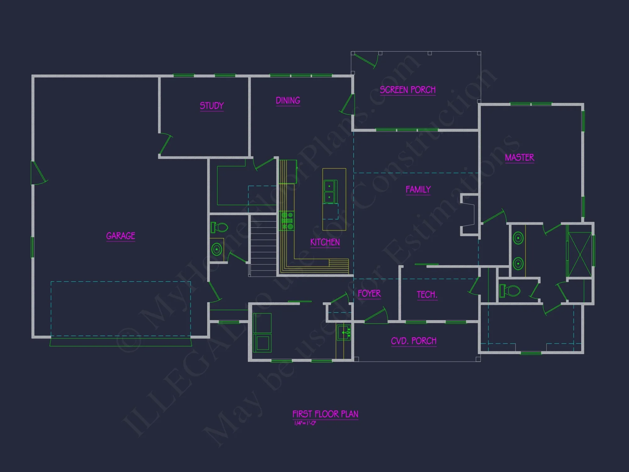 Effortlessly Modern Floor Plan: house Blueprint CAD for Designers