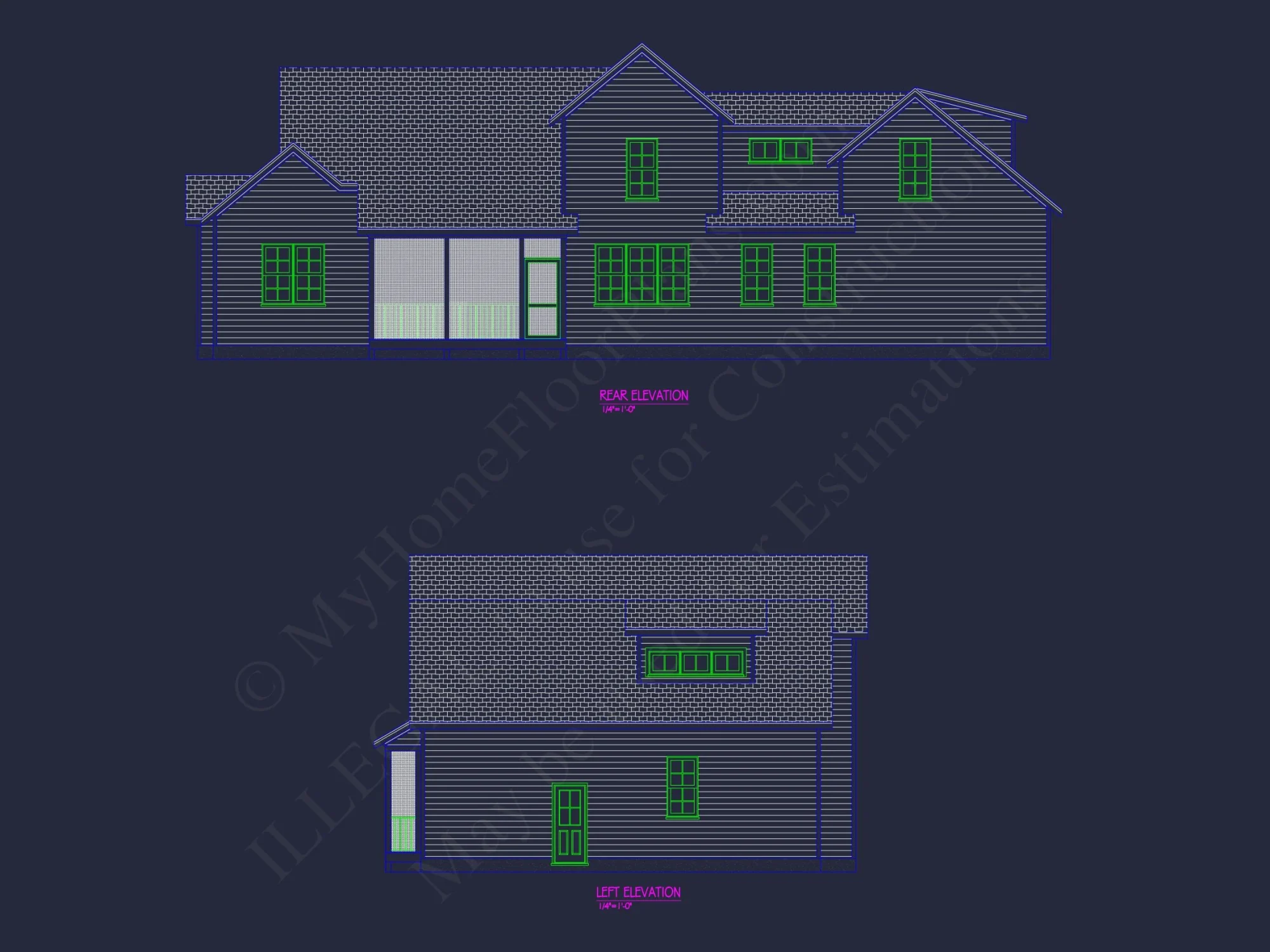 Effortlessly Modern Floor Plan: house Blueprint CAD for Designers