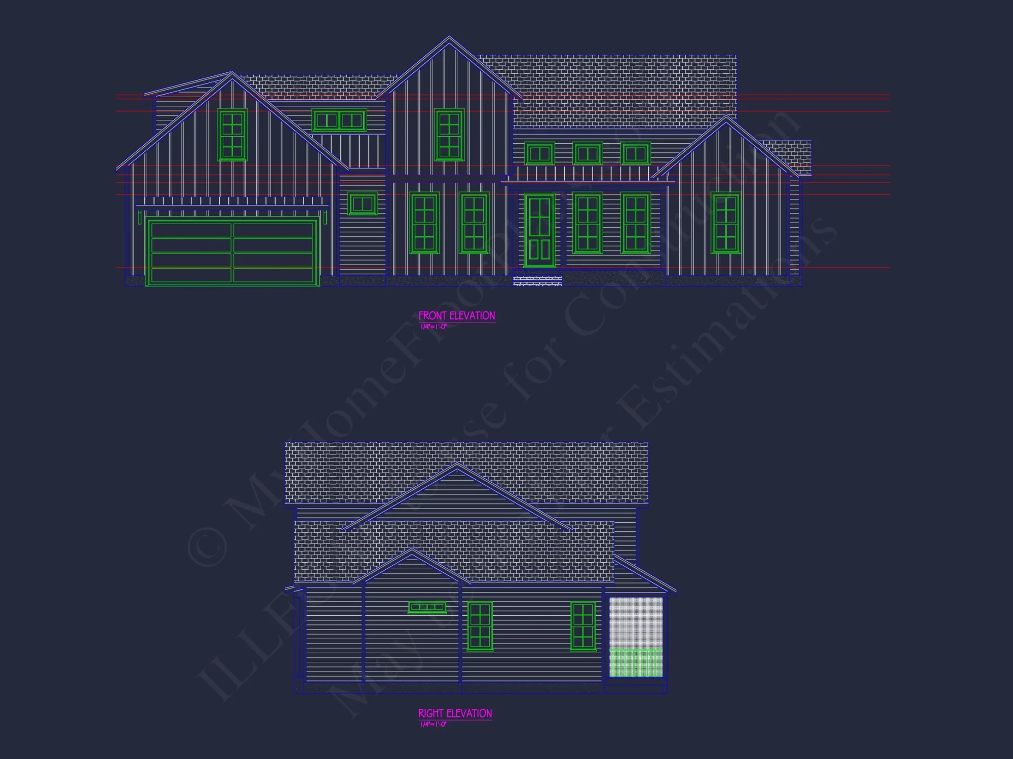 Effortlessly Modern Floor Plan: house Blueprint CAD for Designers