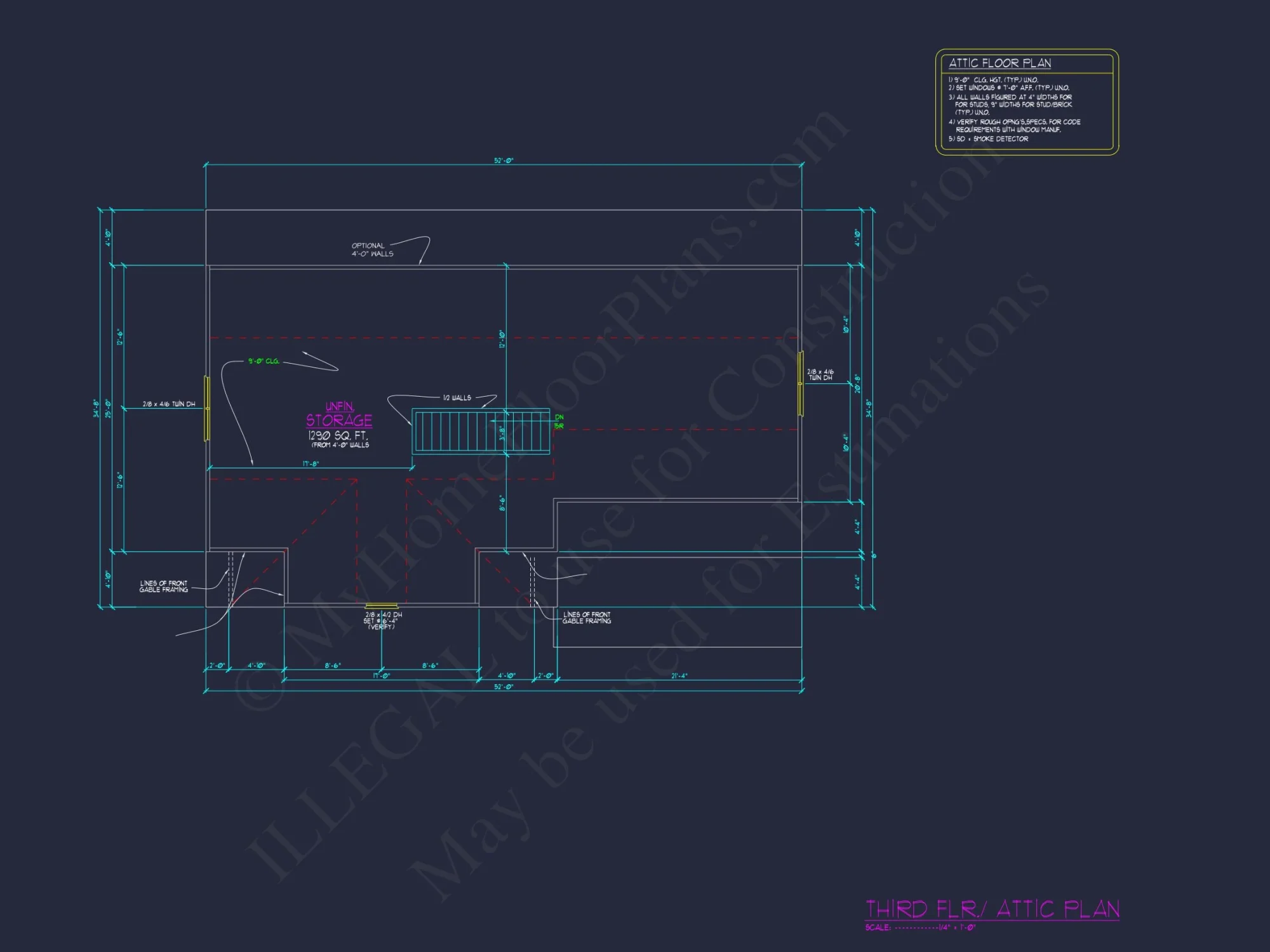 Modern Craftsman house Plan with Architectural Designs