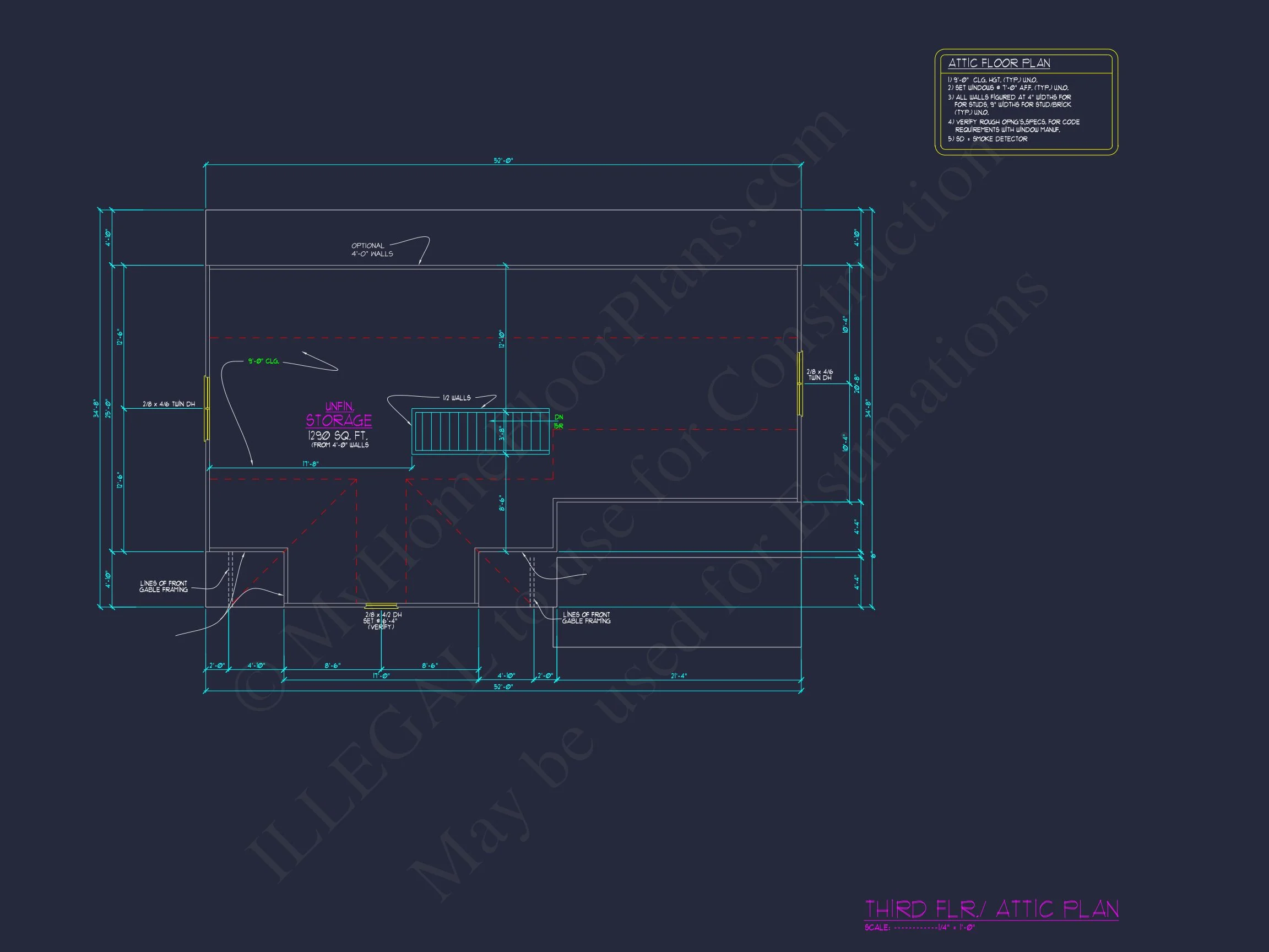 Modern Craftsman house Plan with Architectural Designs