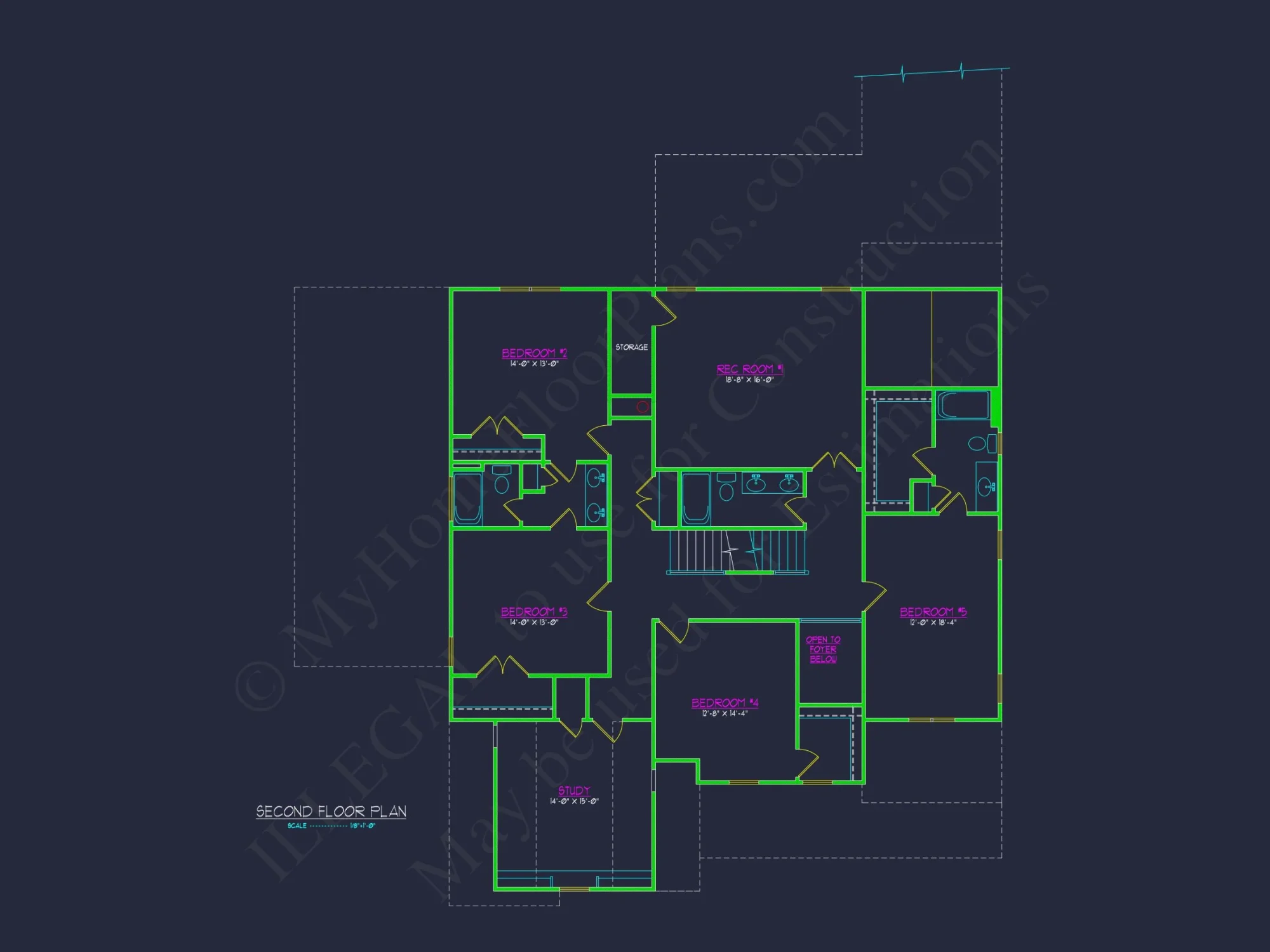 Custom house Plan with 2-Story CAD Designs and Spacious Layout
