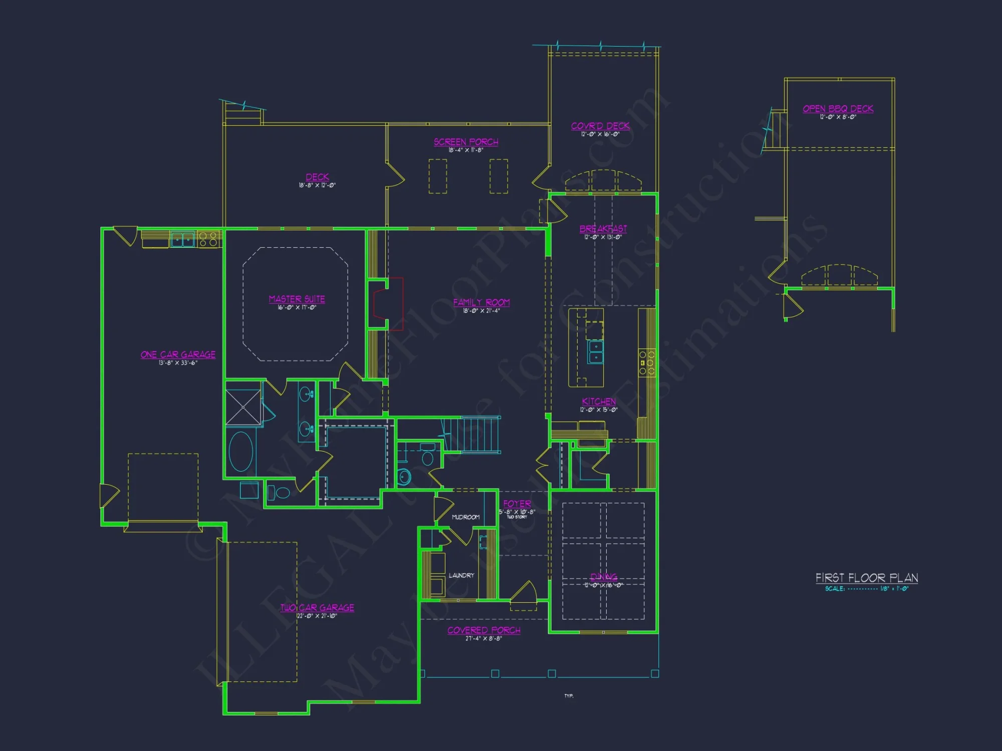 Custom house Plan with 2-Story CAD Designs and Spacious Layout
