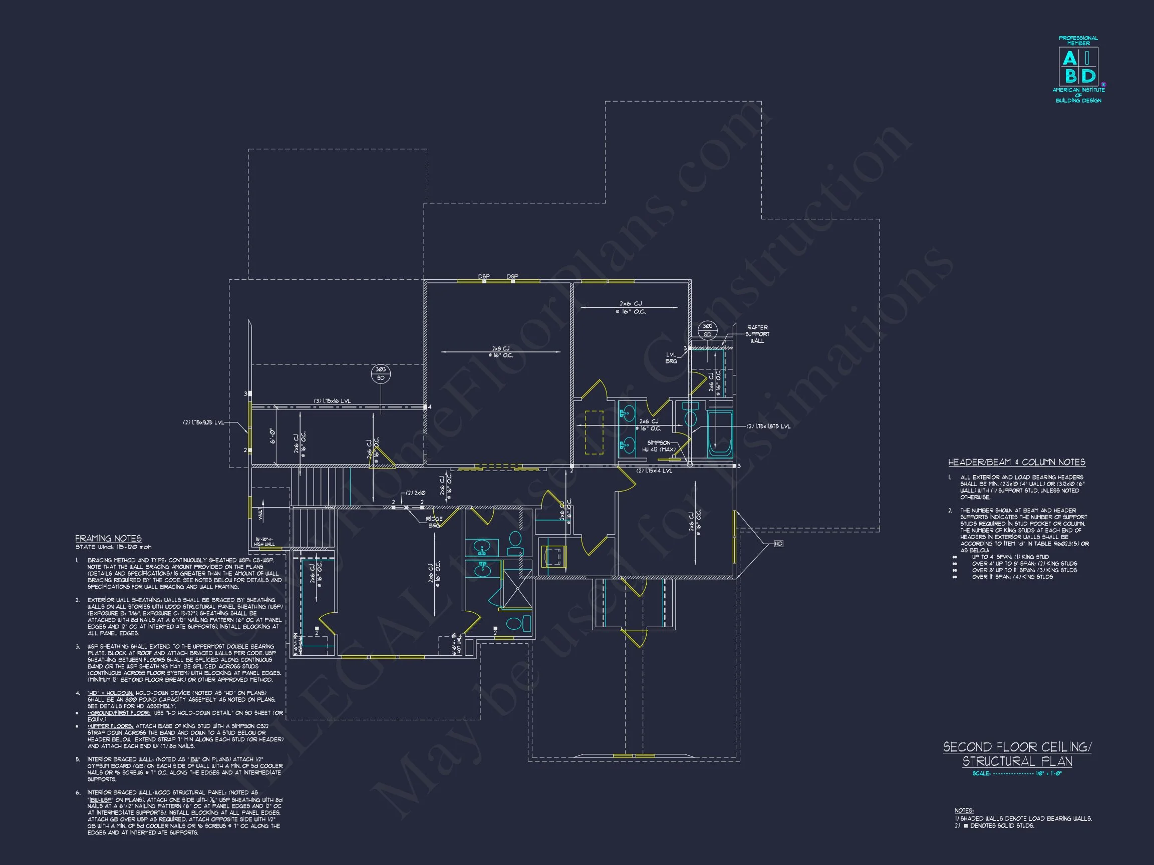 19-2161 HOUSE PLAN - Spacious House Floor Plan with CAD Designs and 2-Story Blueprint 9 Spacious house Floor Plan with CAD Designs and 2-Story Blueprint