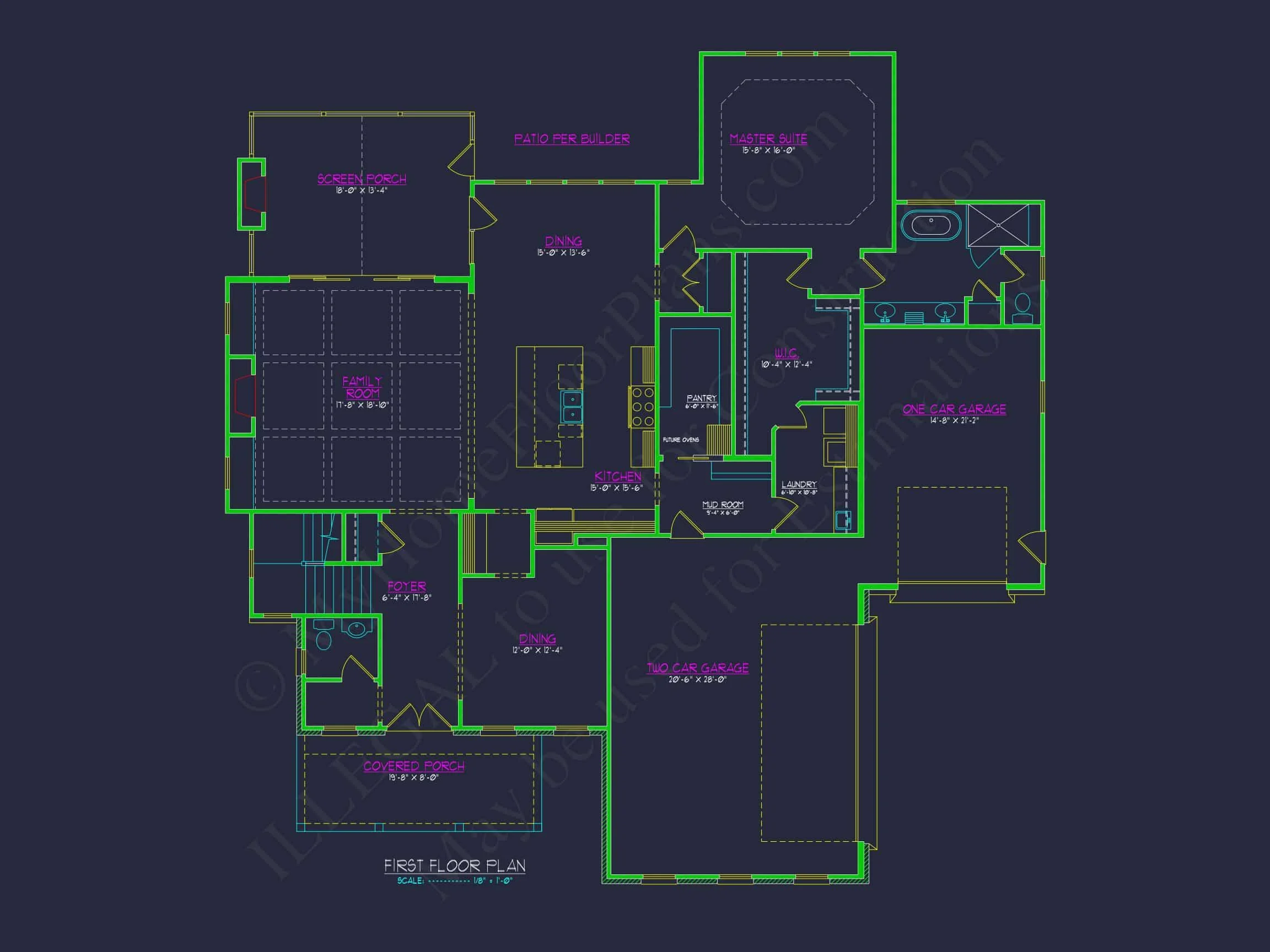 19-2161 HOUSE PLAN - Spacious House Floor Plan with CAD Designs and 2-Story Blueprint 3 Spacious house Floor Plan with CAD Designs and 2-Story Blueprint