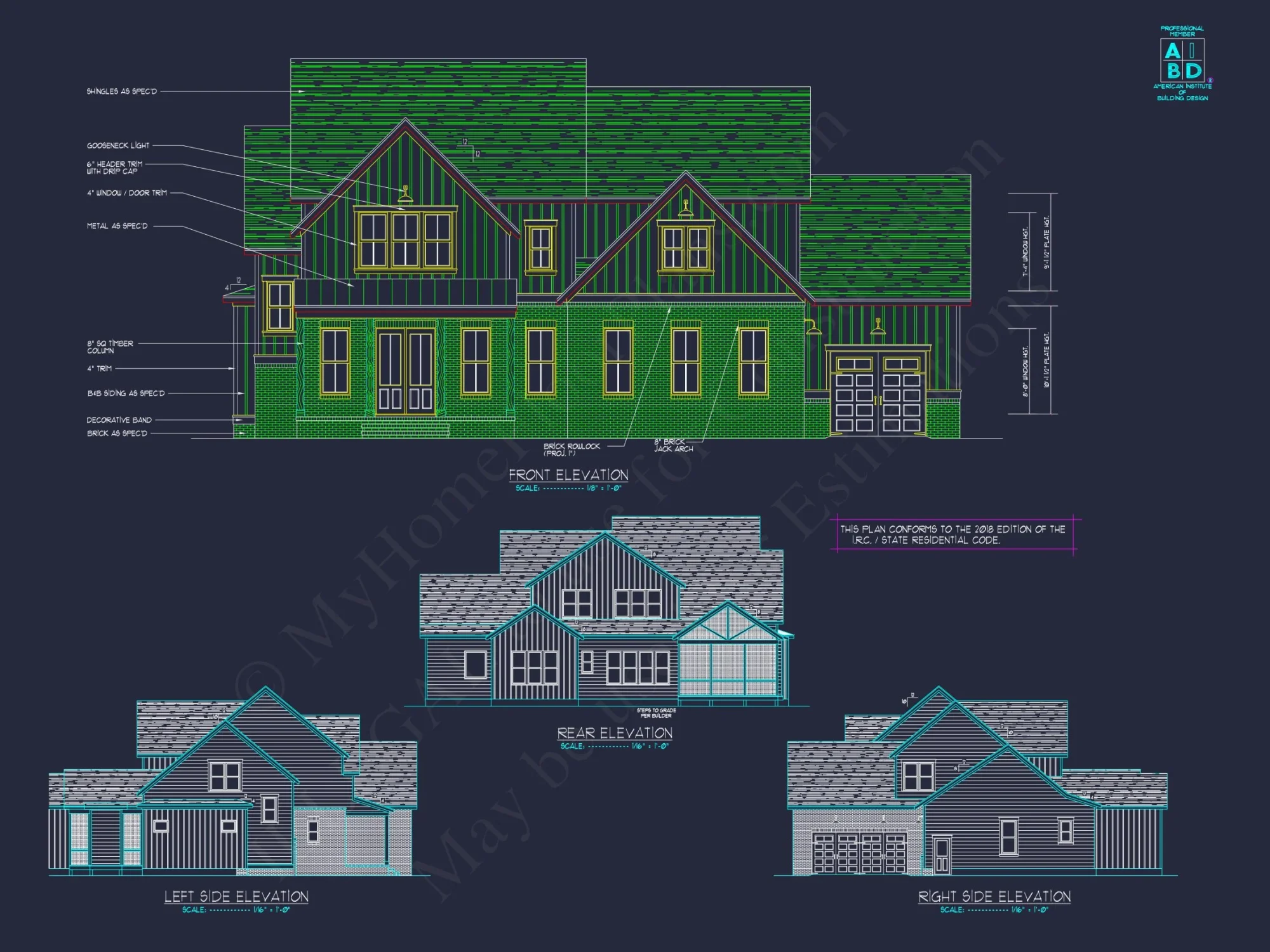 Spacious house Floor Plan with CAD Designs and 2-Story Blueprint