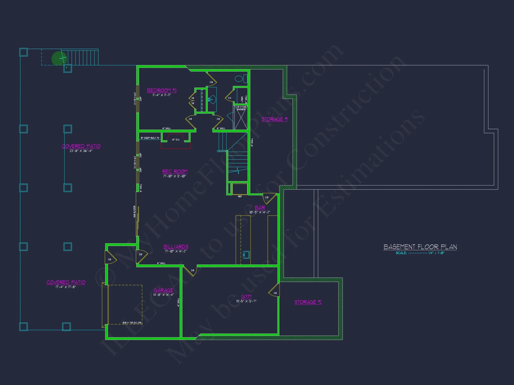 Elegant house Floor Plan with CAD Designs and Architecture