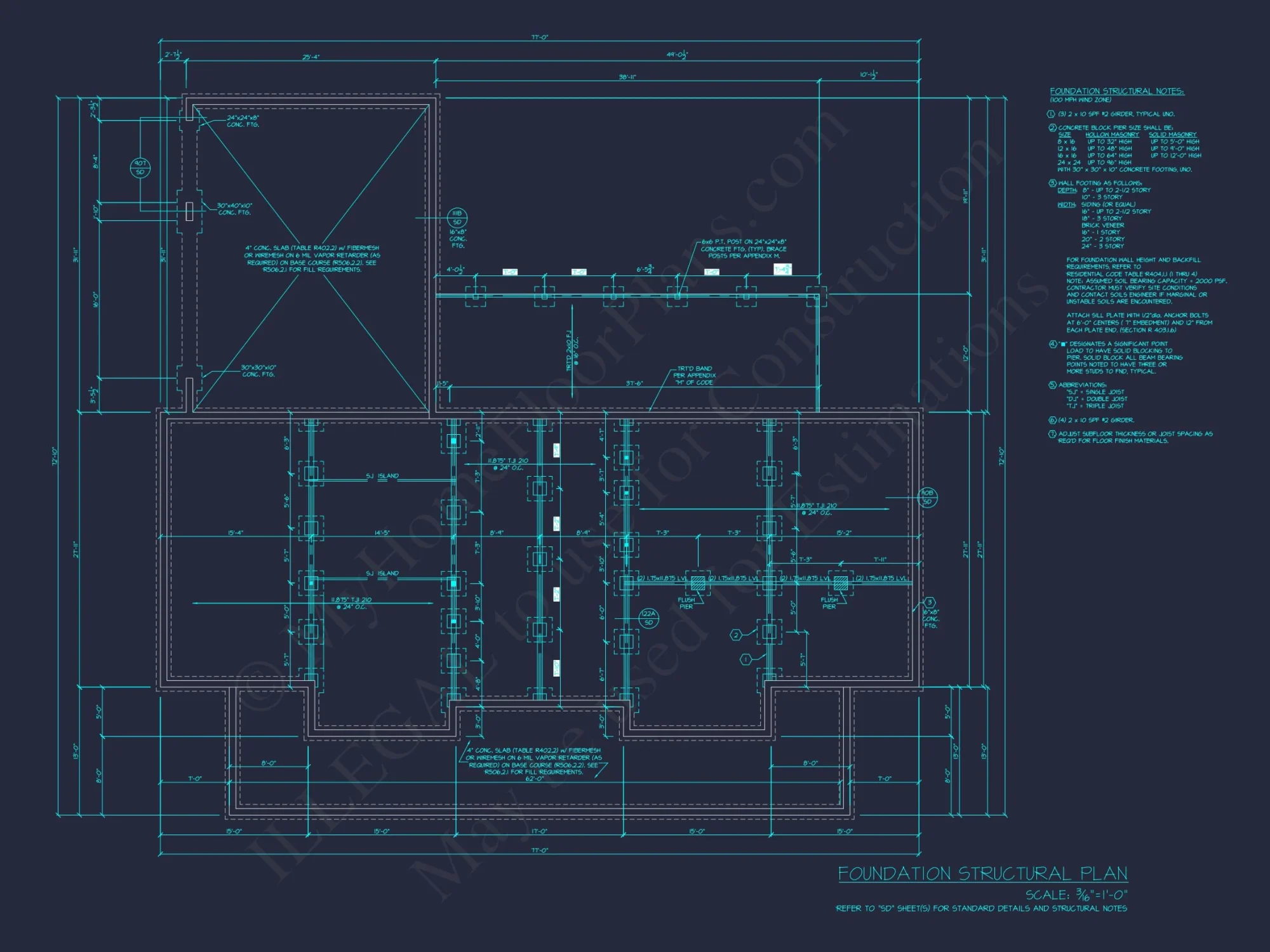 Spacious house Plan with CAD Blueprints & Modern Designs