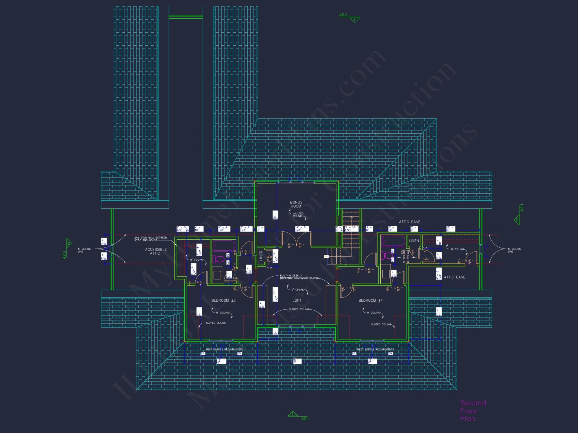 Spacious house Plan with CAD Blueprints & Modern Designs