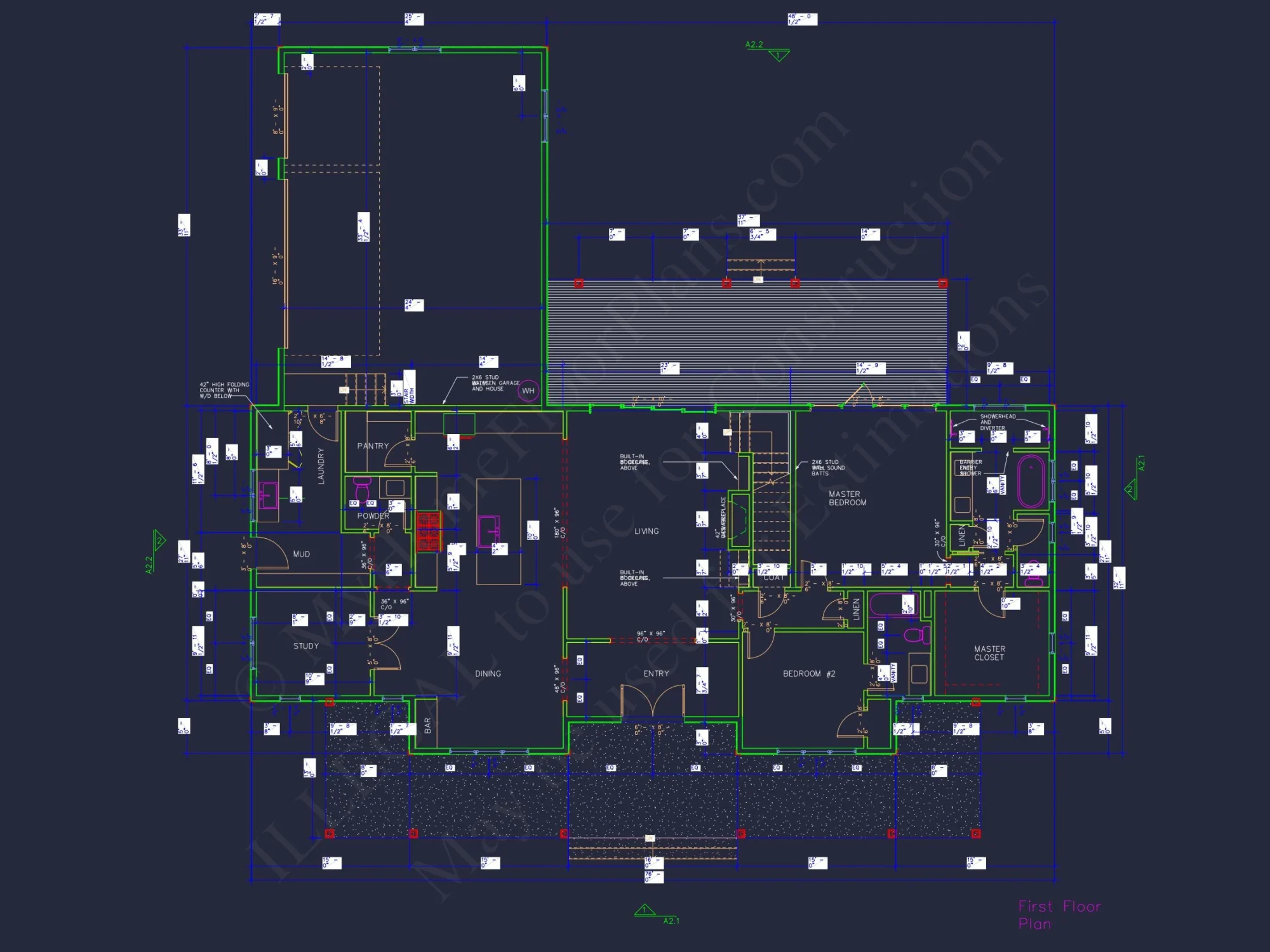 Spacious house Plan with CAD Blueprints & Modern Designs