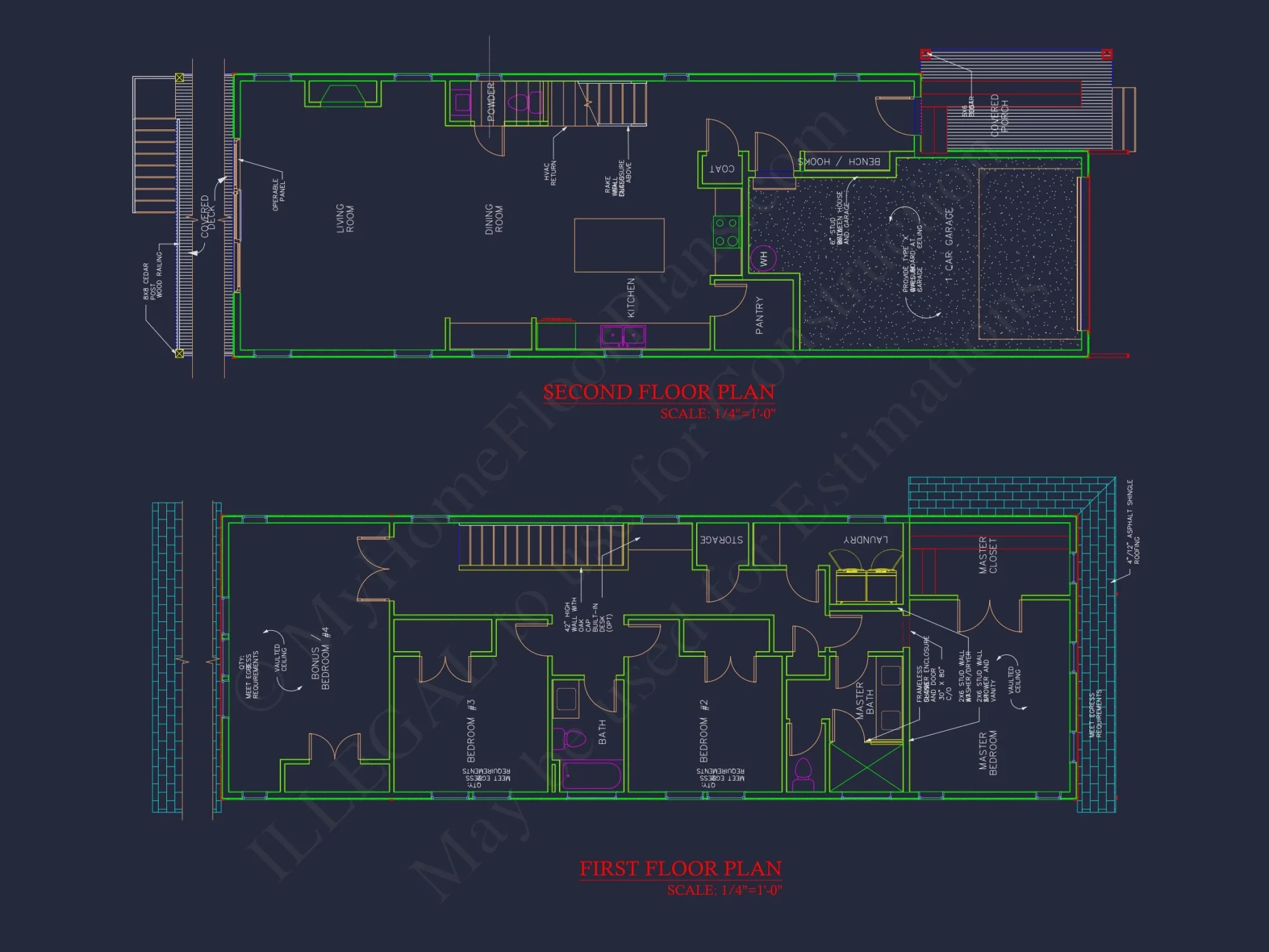 Elegant house Plan with Spacious Layout & Modern CAD Designs