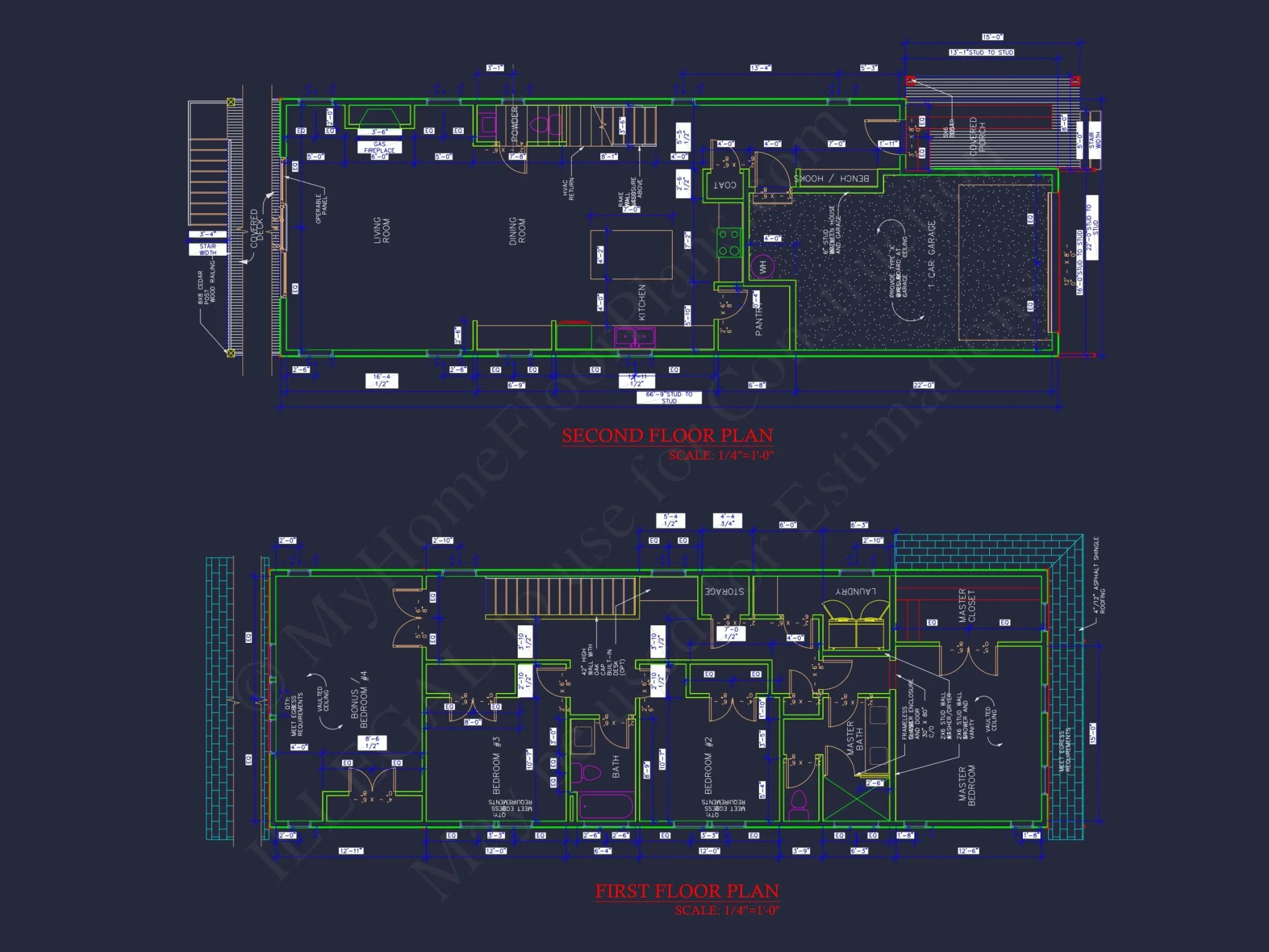 Elegant house Plan with Spacious Layout & Modern CAD Designs