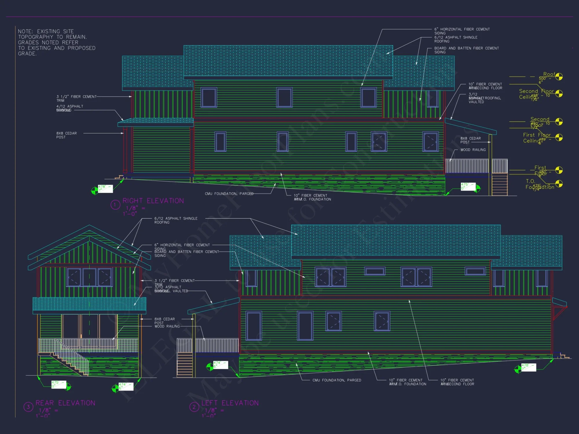 Elegant house Plan with Spacious Layout & Modern CAD Designs
