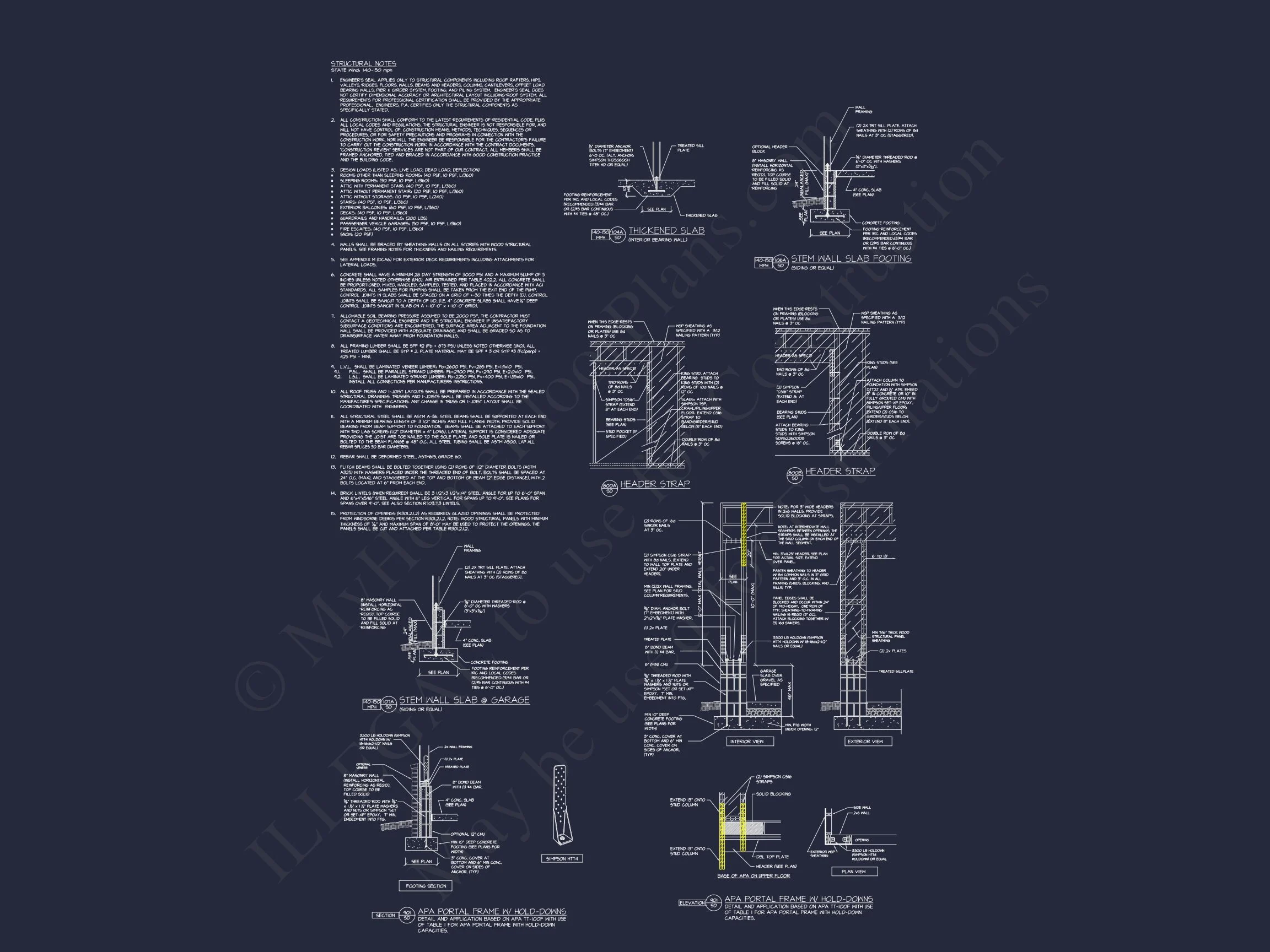 19-2100 HOUSE PLAN - Craftsman House Plan with 2 Floors and 4 Bedrooms – Detailed CAD Designs 15 Craftsman house Plan with 2 Floors and 4 Bedrooms – Detailed CAD Designs