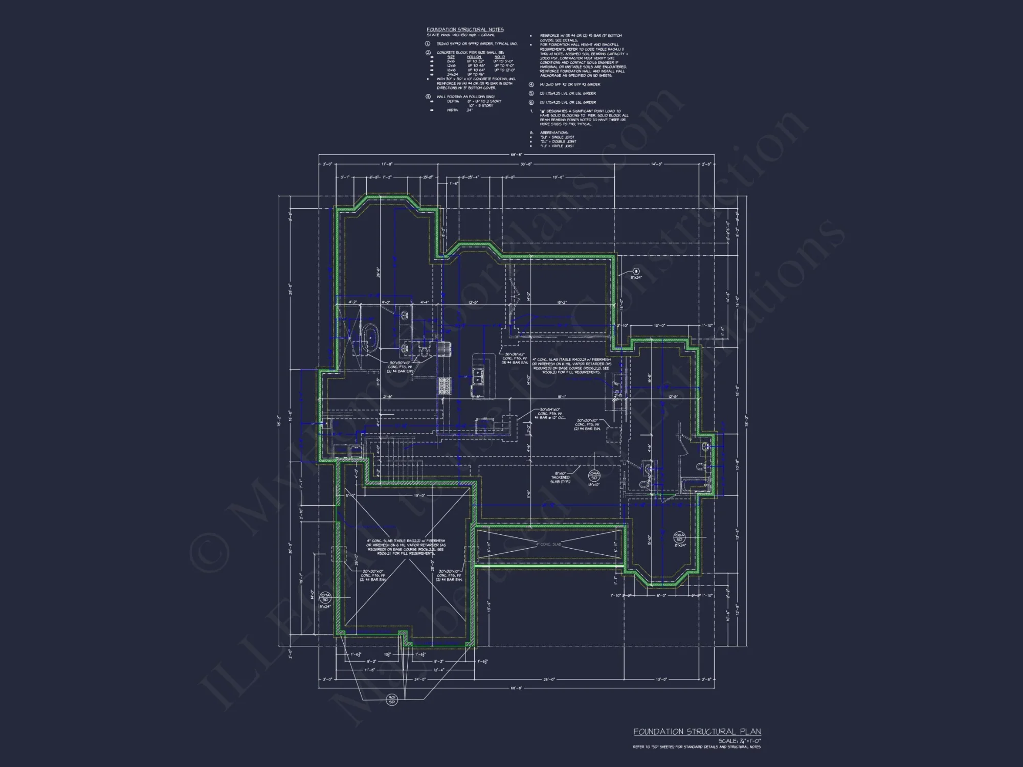 Craftsman house Plan with 2 Floors and 4 Bedrooms – Detailed CAD Designs