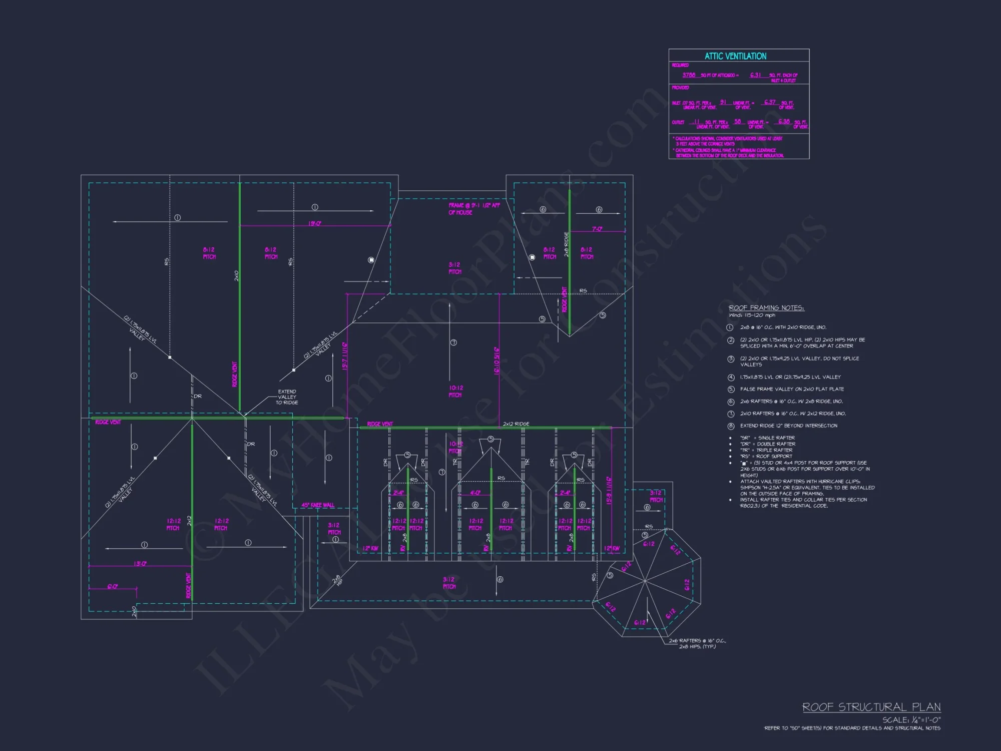 Spacious 2-Story house Plan with 3 Bedrooms and Colonial Design