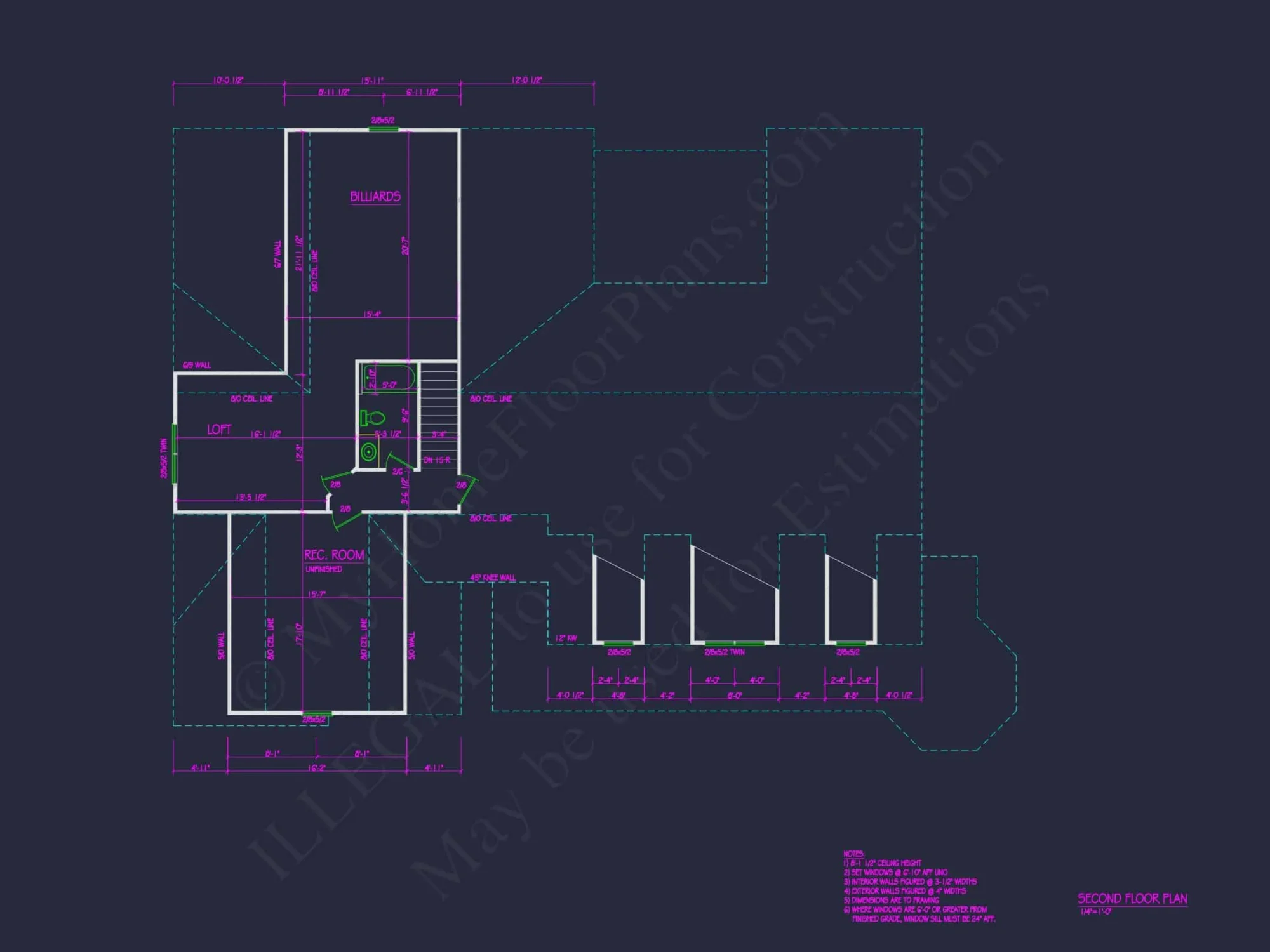 Spacious 2-Story house Plan with 3 Bedrooms and Colonial Design