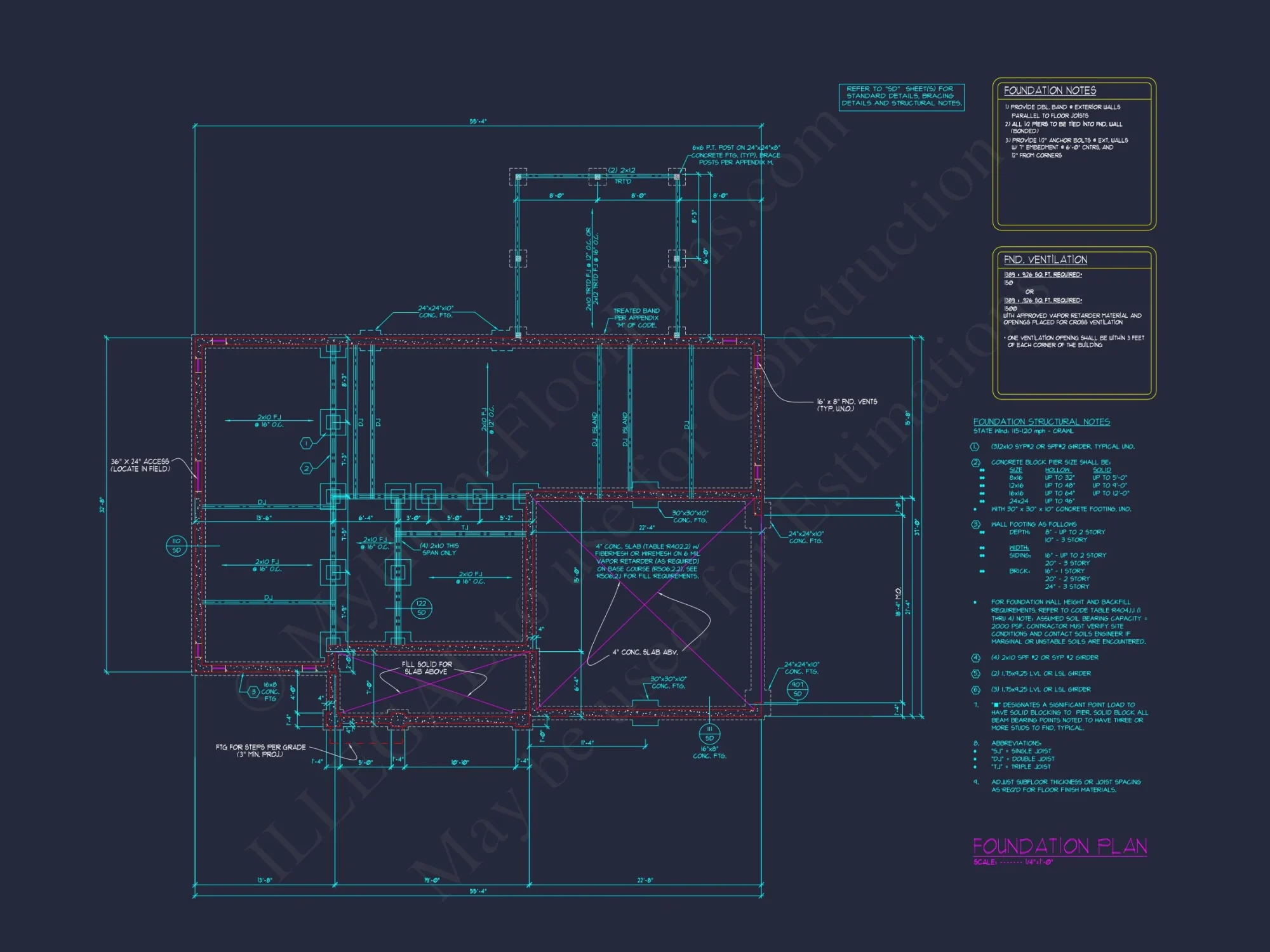 Modern house Plan with CAD Design