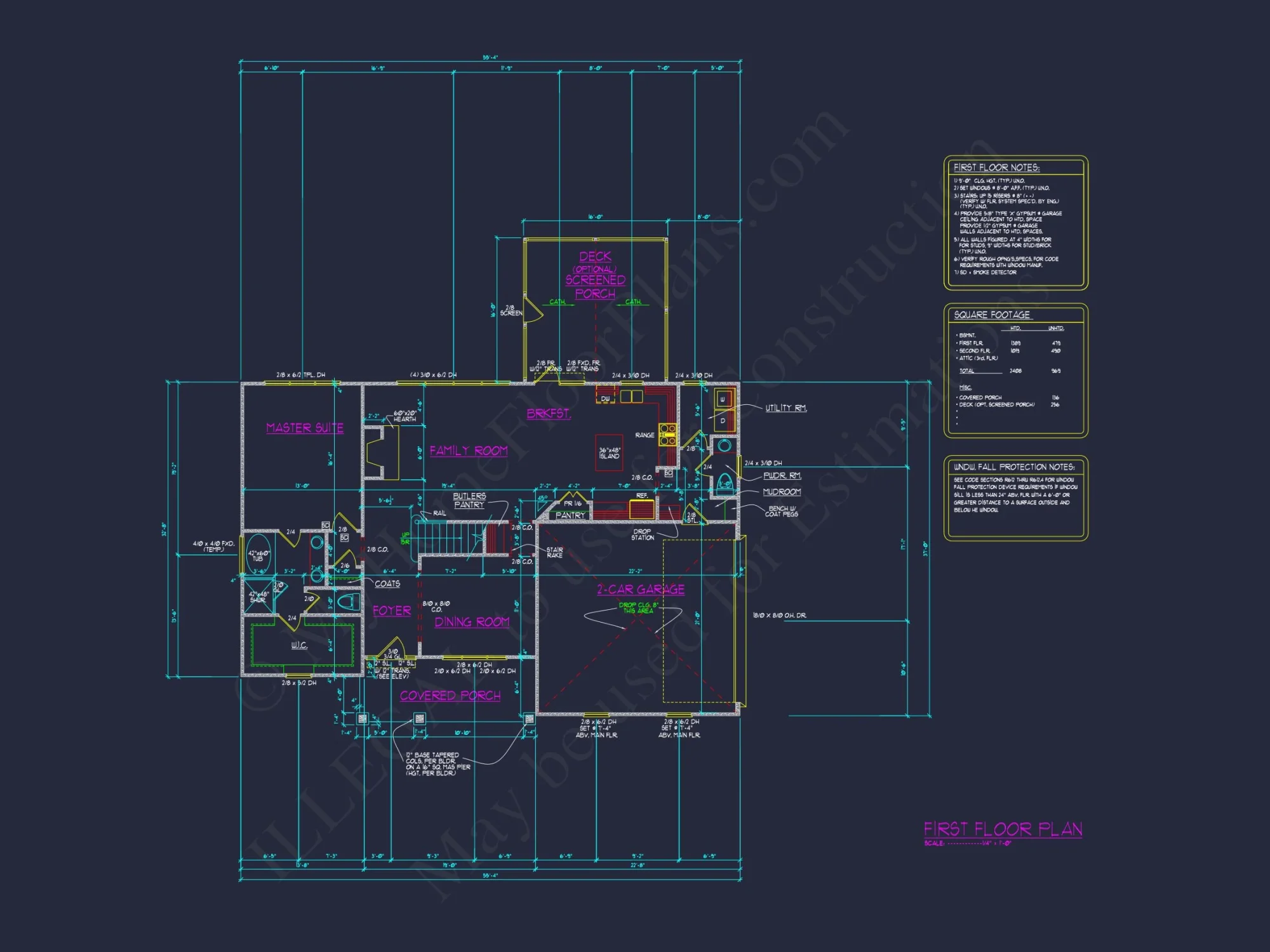 Modern house Plan with CAD Design
