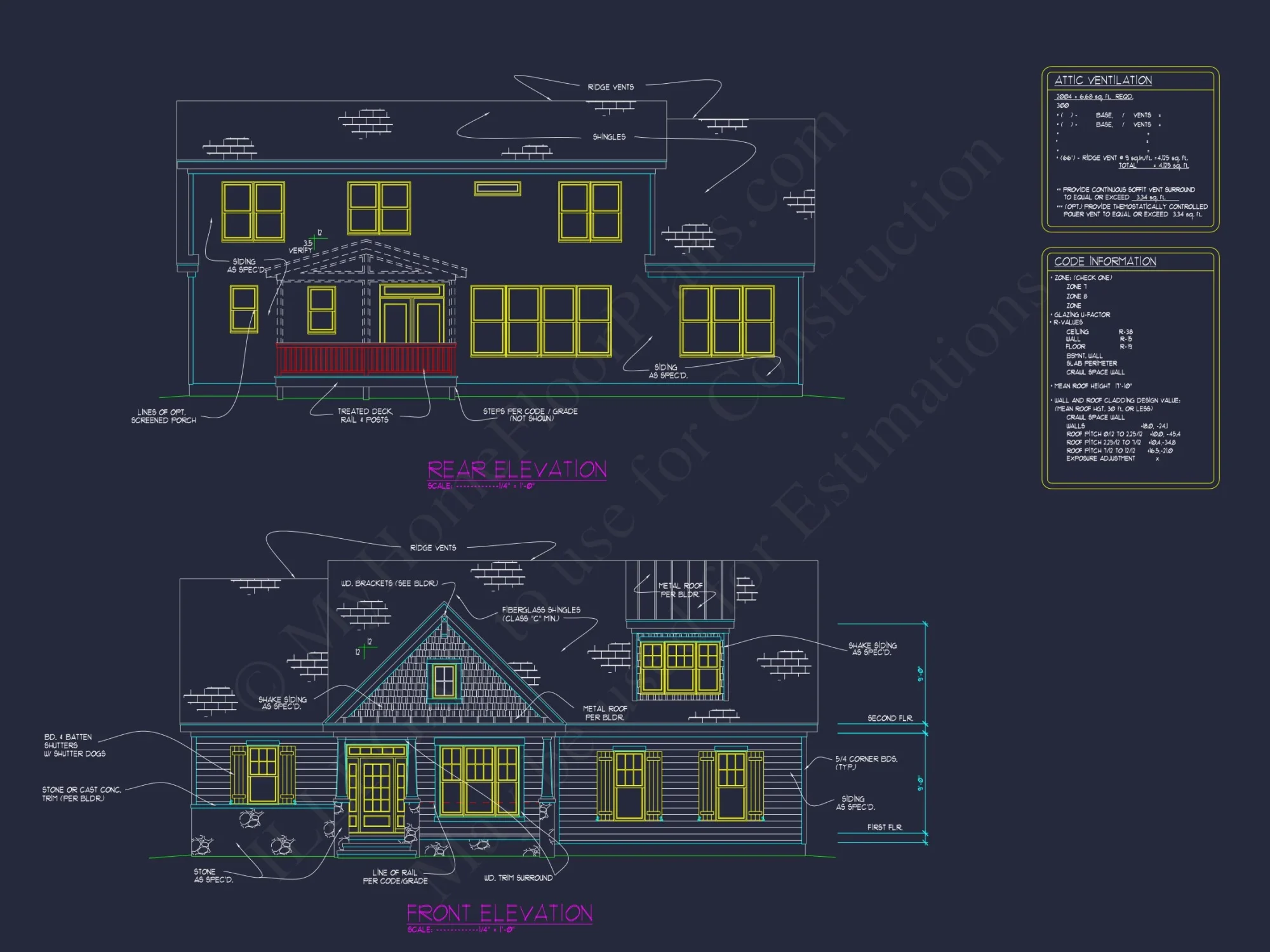 Modern house Plan with CAD Design